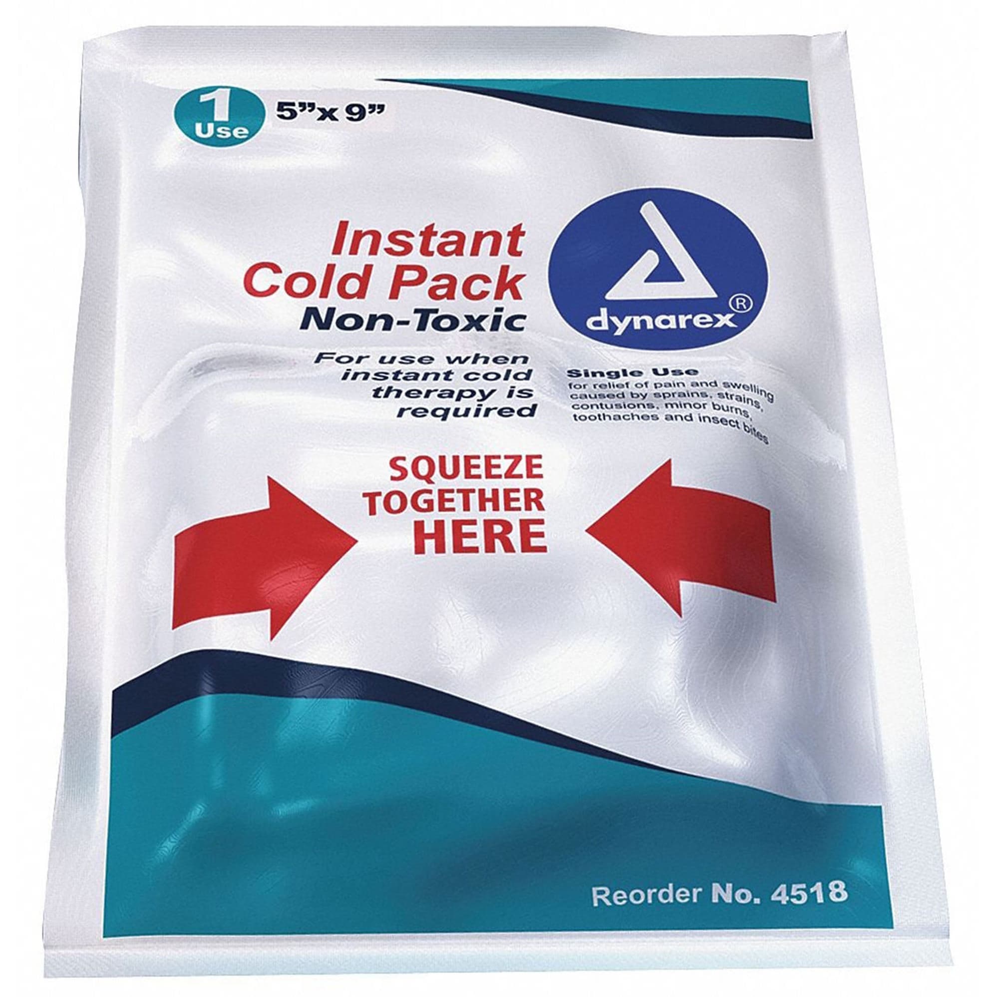 Dynarex Non-Toxic Instant Cold Pack, One Size Fits Most - Case of 24 - Image 1