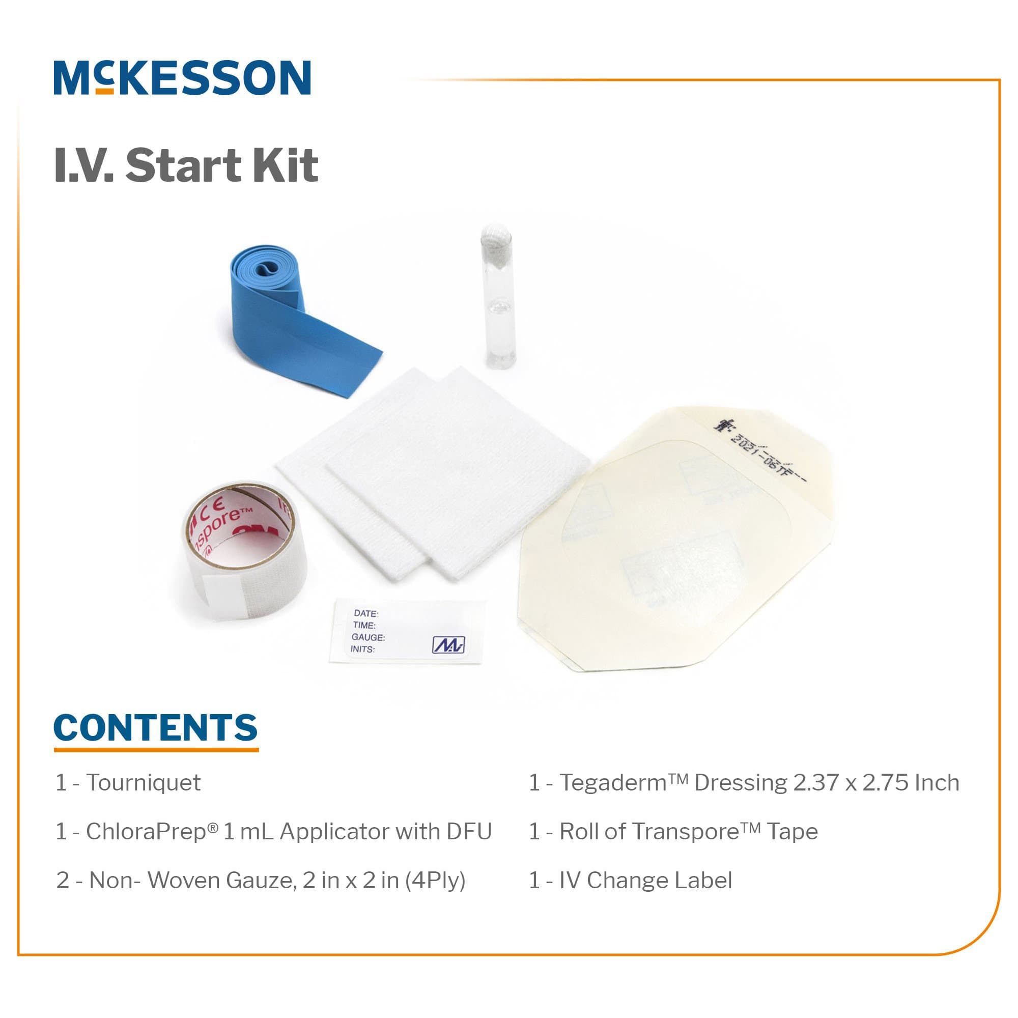 McKesson Disposable I.V. Start Kit, Sterile - Image 2