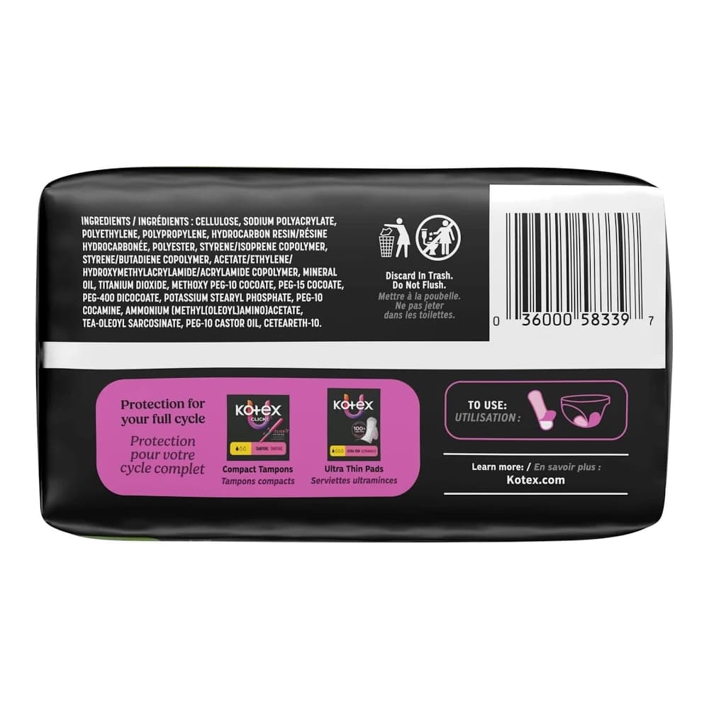 U by Kotex Clean & Secure Panty Liners, Long Length - Image 3