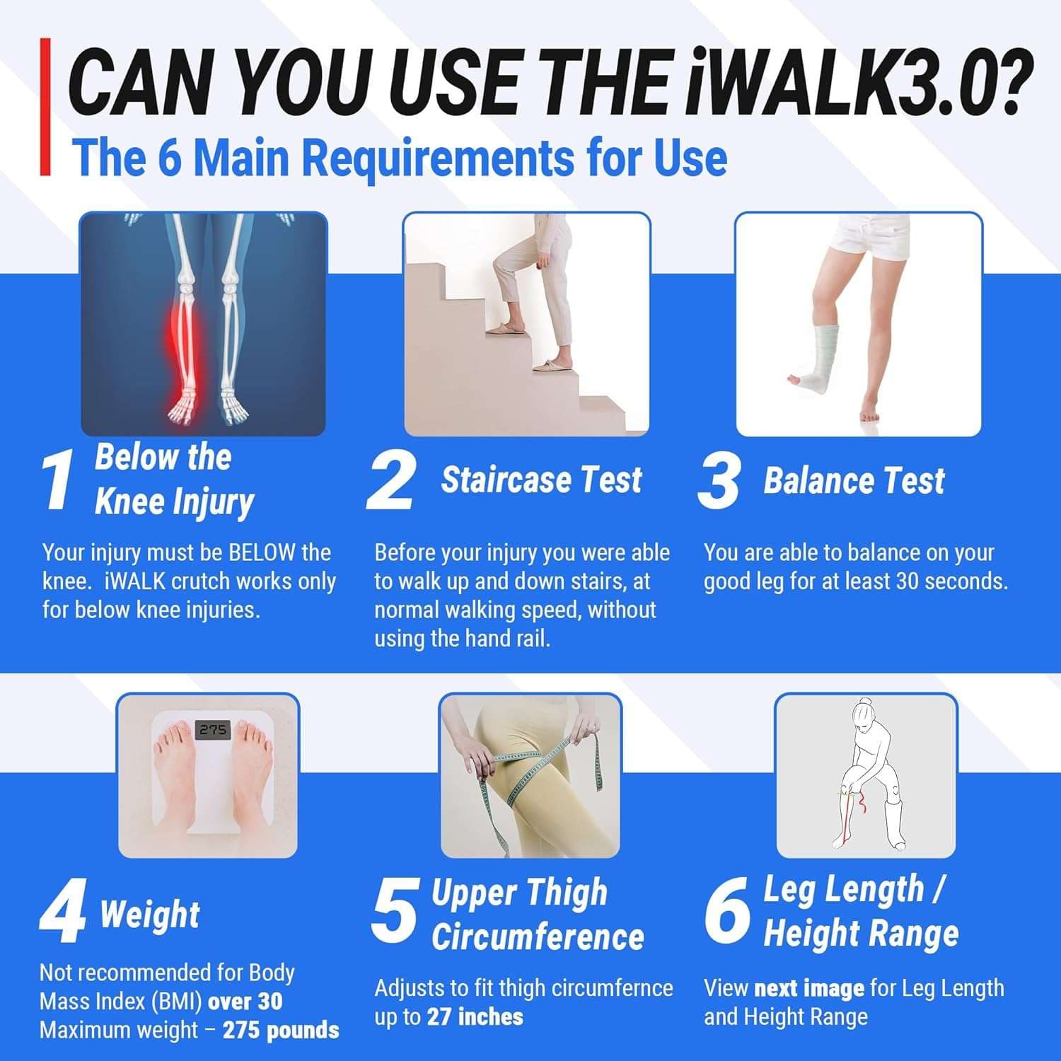 iWalk3.0 hands free crutch - Image 9