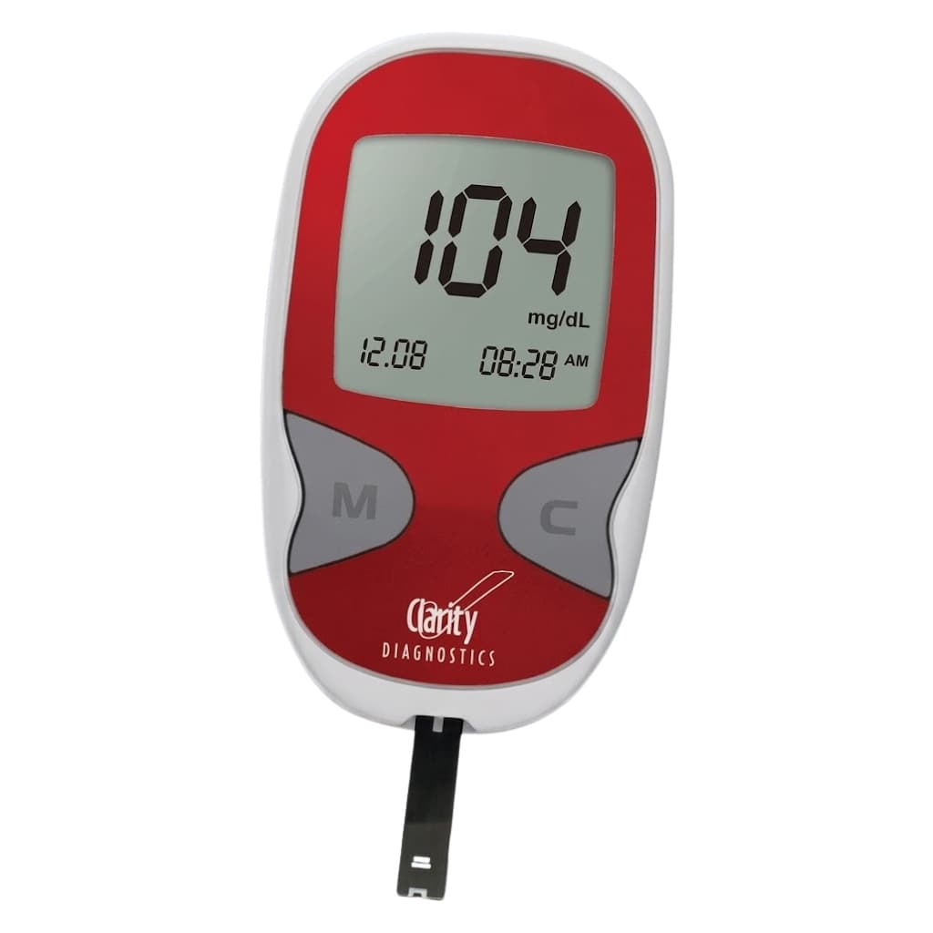 Clarity Diagnostics BG1000 Blood Glucose Meter Kit, 1.0 to 2.0 Microliter - Image 2