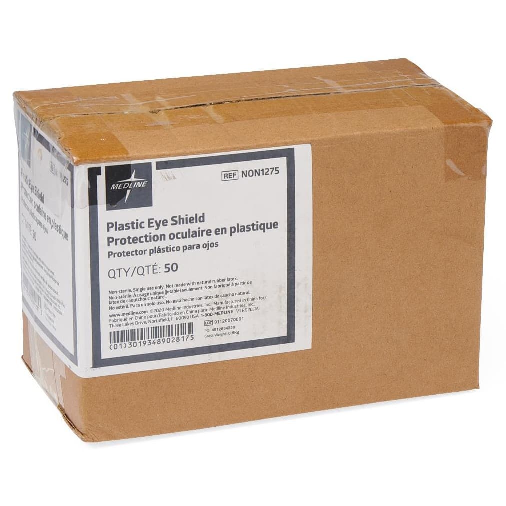 Medline Plastic Eye Shields With Vent Holes - Case of 50 - Image 3