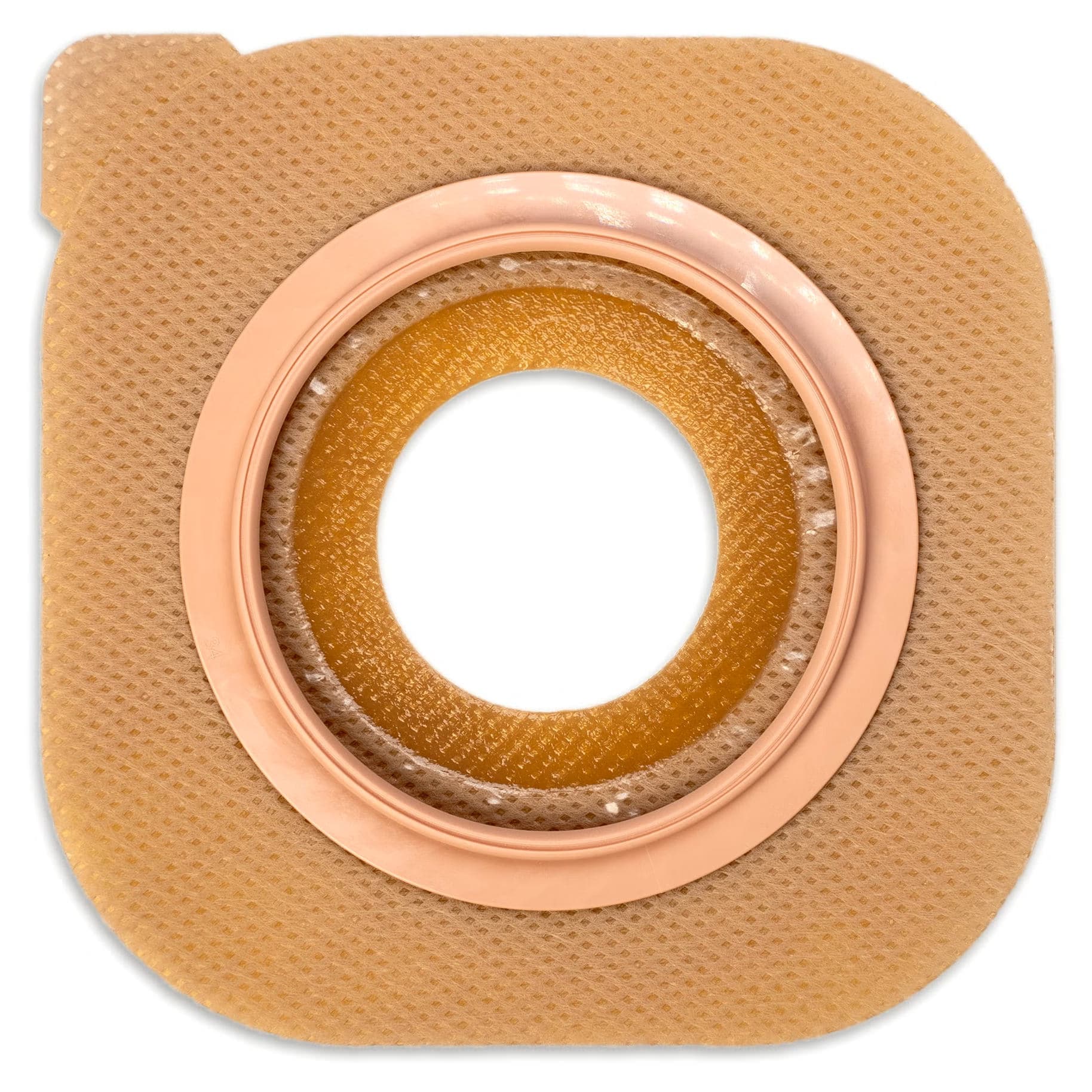 New Image CeraPlus Flat Extended Wear Barrier without Tape Border, 1-1/2" Opening, 2-1/4" Flange - Box of 5 - Image 1