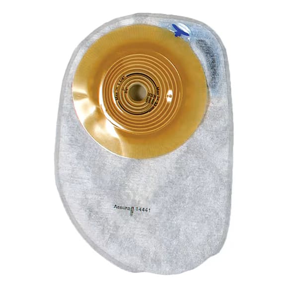 Assura Convex Light MIDI 1-Piece Closed Pouch, Transparent, 5/8 to 1-5/16 Inch - Box of 10 - Image 1