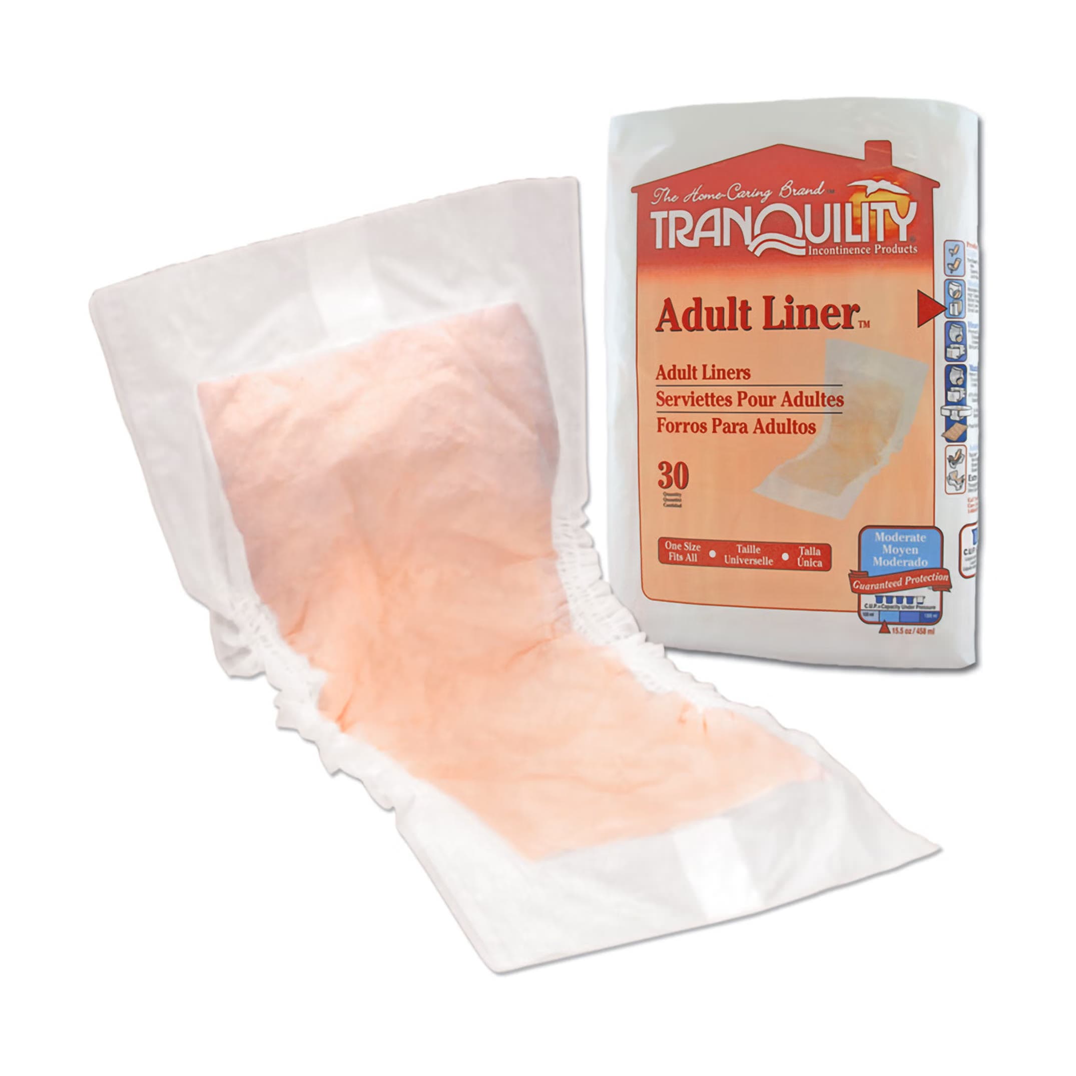Tranquility Adult Liners - Case of 120 - Image 1