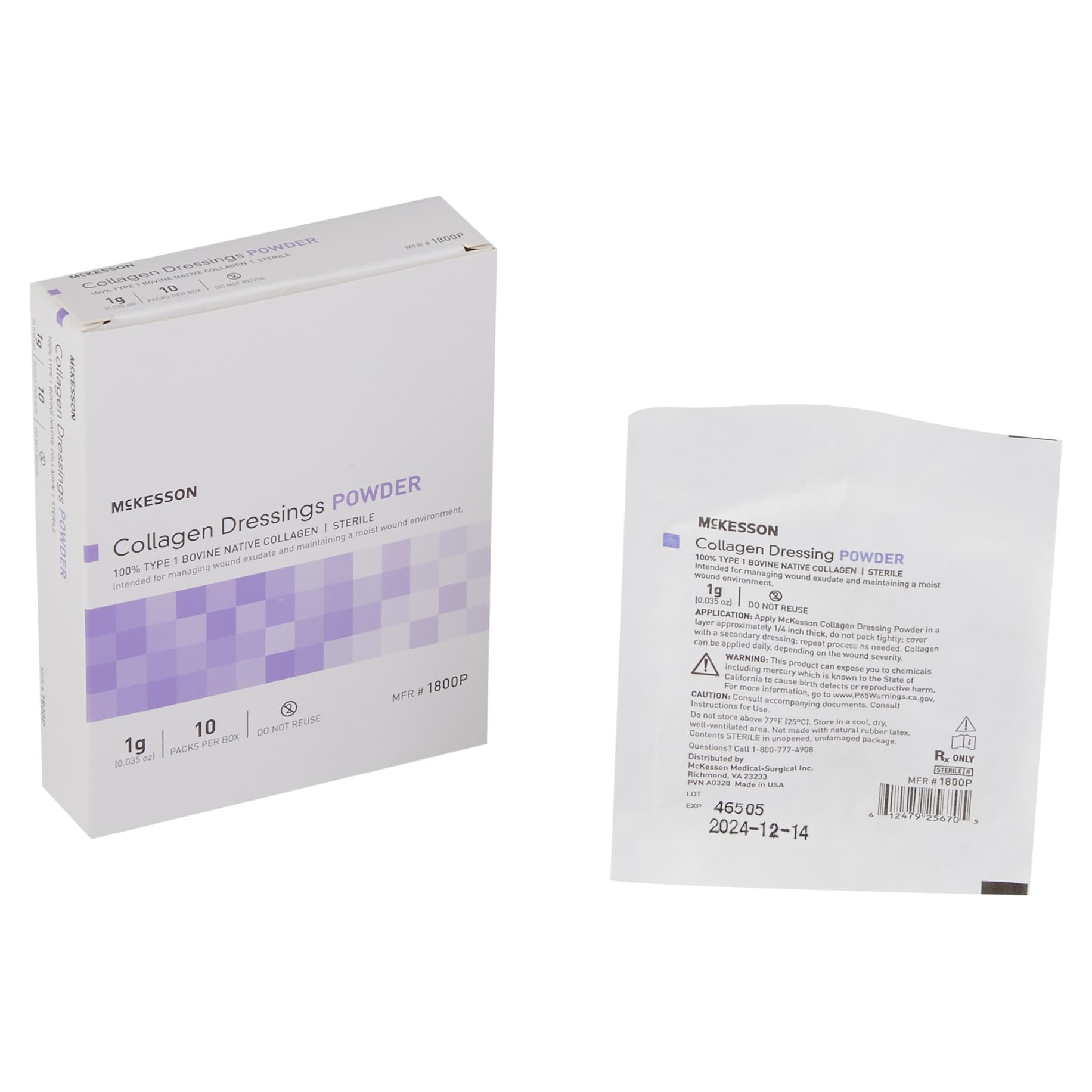 McKesson Collagen Dressing Powder 1 Gram - Image 4