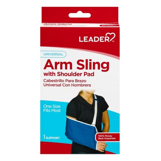 Leader Arm Sling, Universal With Shoulder Pad, One Size Fits Most - Each - Image 1