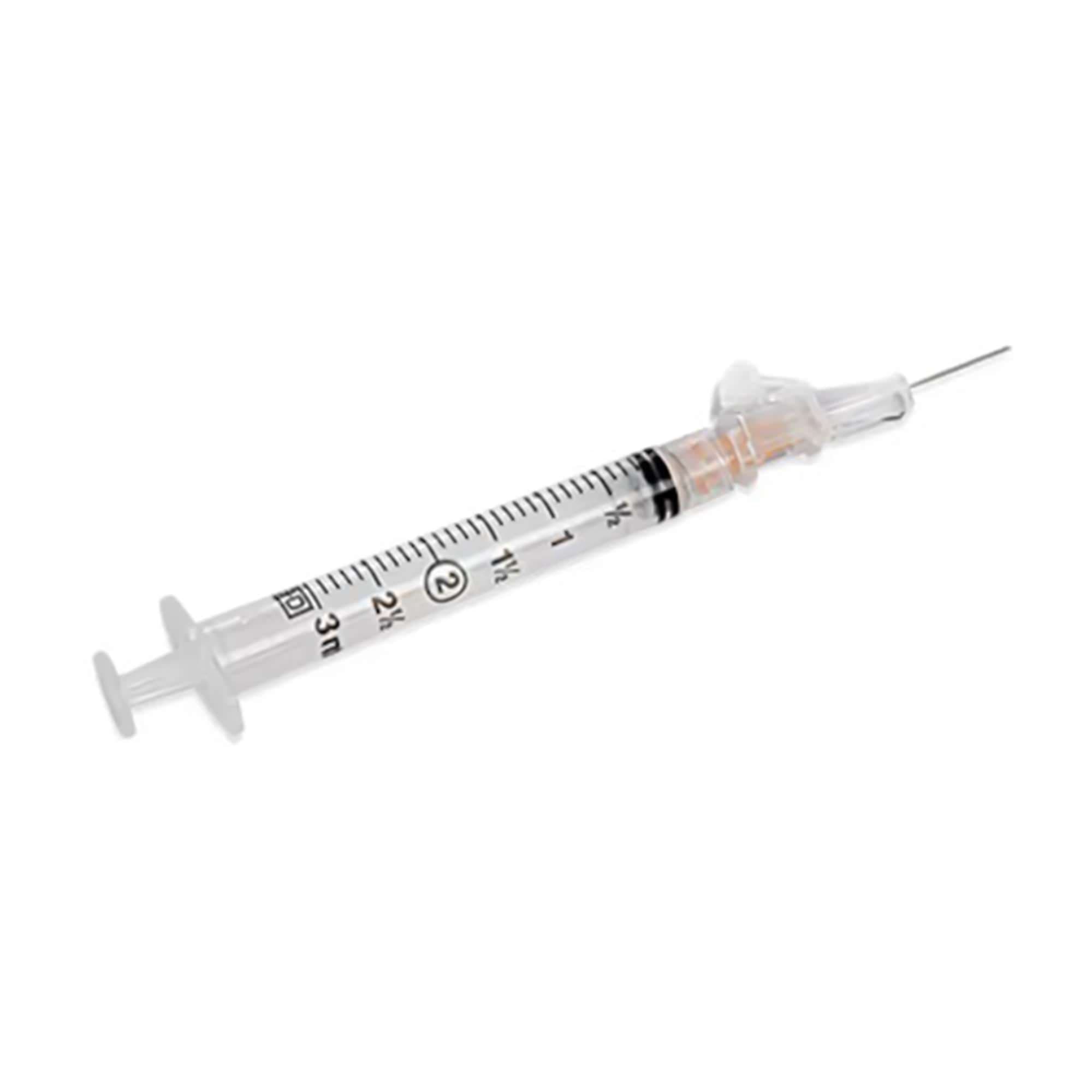 BD SafetyGlide Safety Hypodermic Syringe with Needle - Image 1