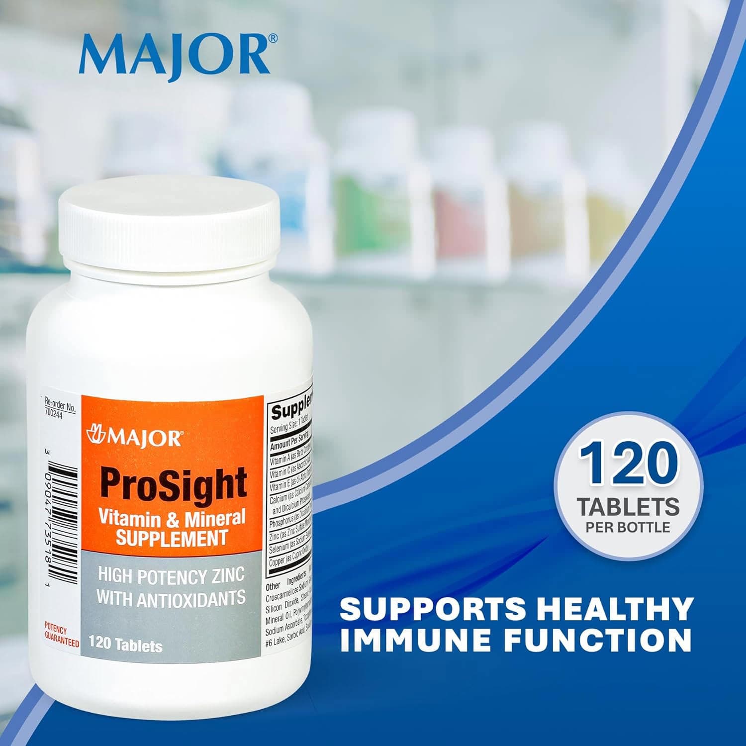 Major Prosight Vitamin and Mineral Supplement with High Potency Zinc and Antioxidants - Image 4