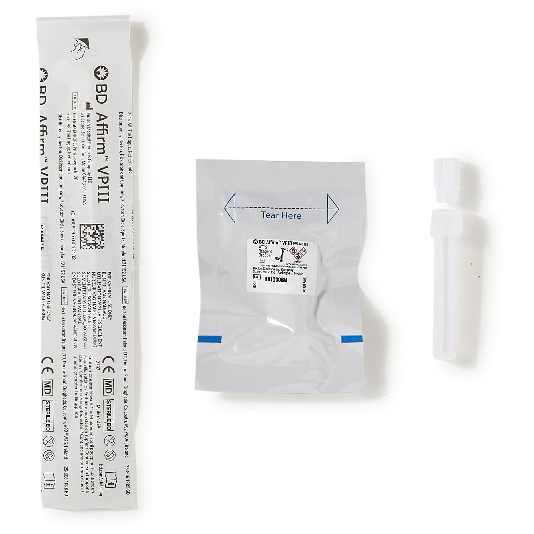 BD Affirm VPIII Specimen Collection and Transport Kit, Vaginal Fluid Sample - Image 2