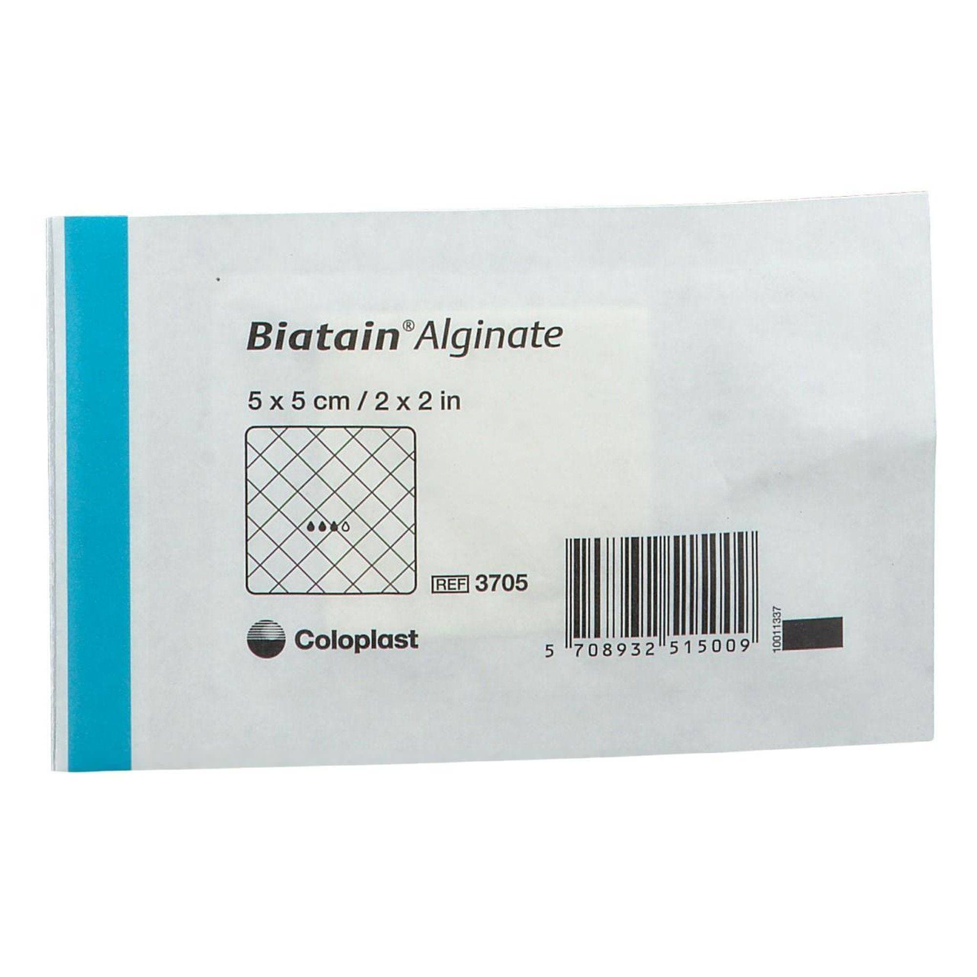 Biatain Soft Alginate Dressing, Sterile, 2" x 2" - Image 1