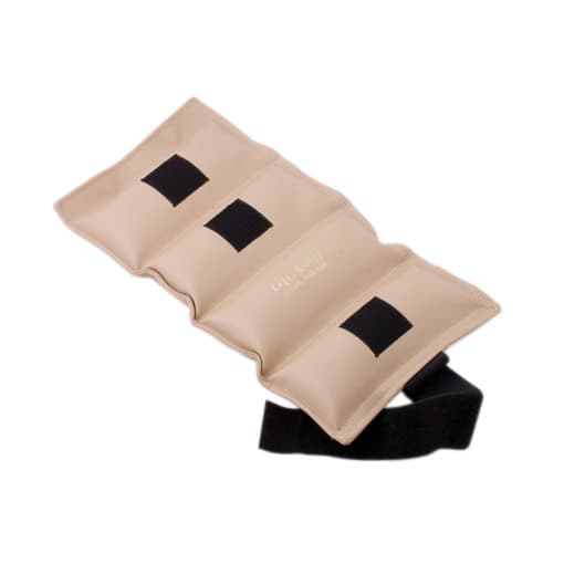 The Cuff Deluxe Ankle and Wrist Weight, Tan, 15 Lbs - Image 1