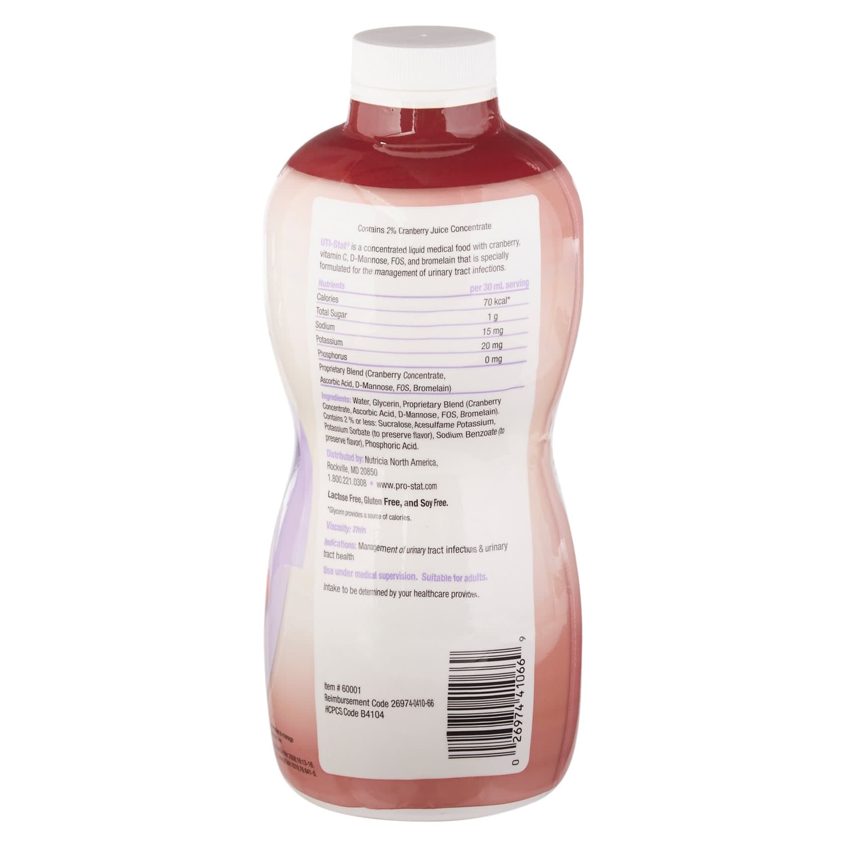 UTI-Stat Oral Supplement, Cranberry, 30 oz. Bottle - Image 3