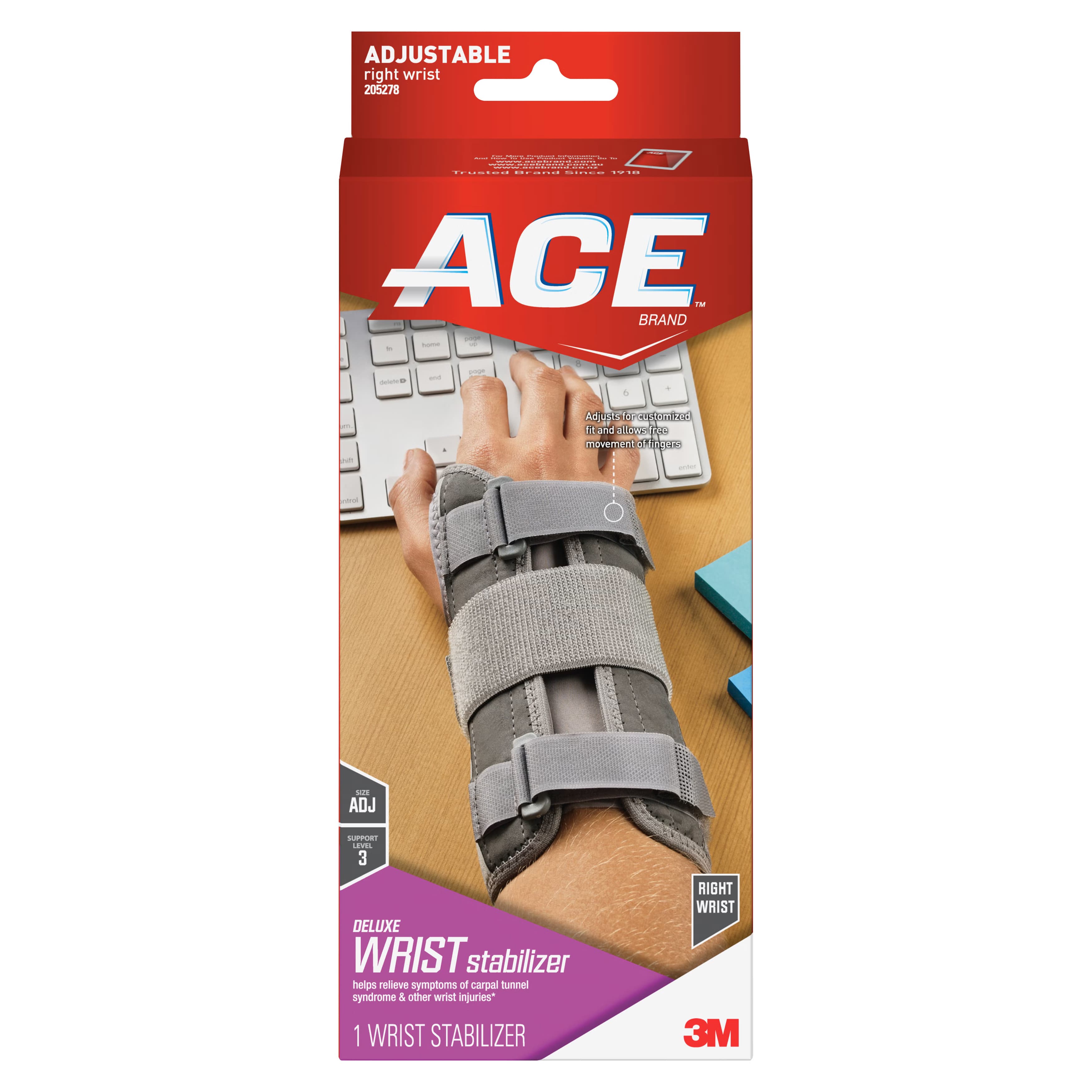 3M ACE Carpal Tunnel Wrist Stabilizer - Image 2