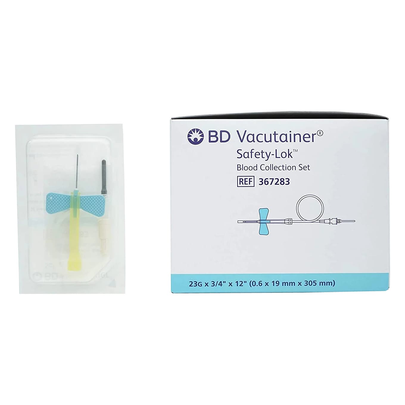 BD Vacutainer Safety-Lok Blood Collection Set with Luer Adapter - Image 3