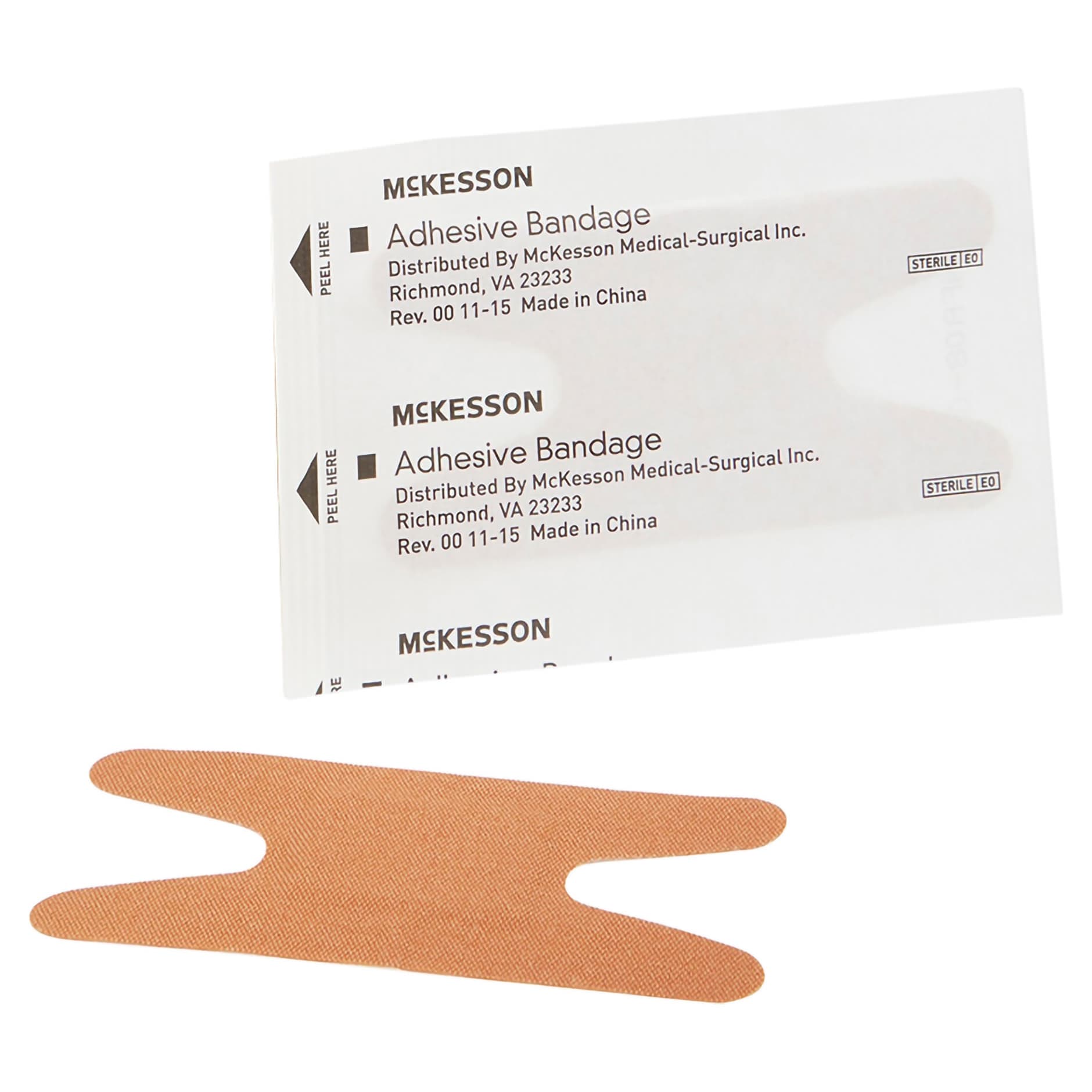 McKesson Fabric Knuckle Strip Adhesive Bandage - Image 2