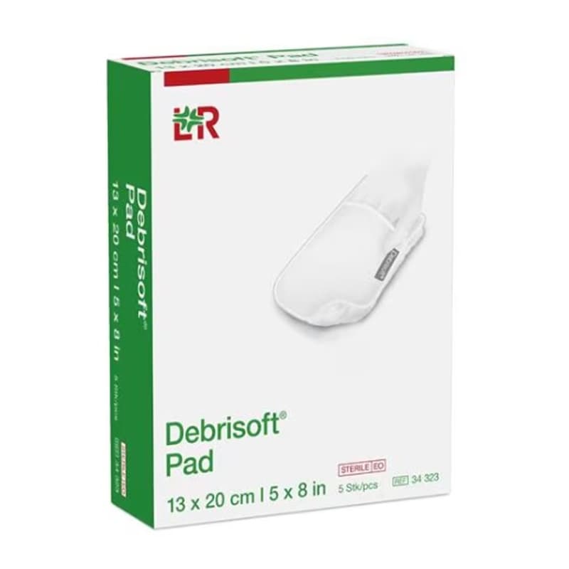 Debrisoft Debridement Agent Pad, 5 x 8 Inch - Each - Image 1