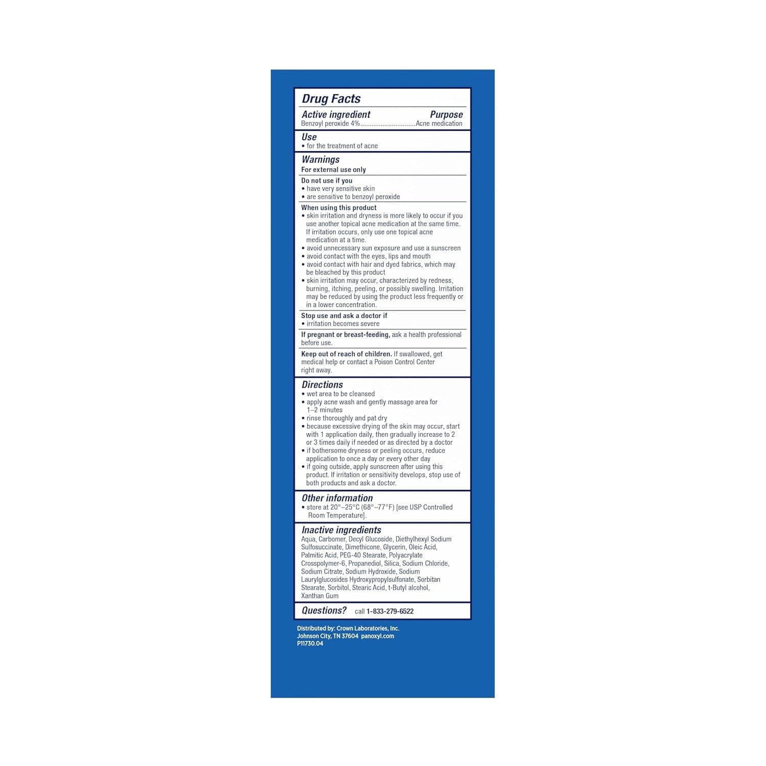 PanOxyl Acne Creamy Wash - Image 3