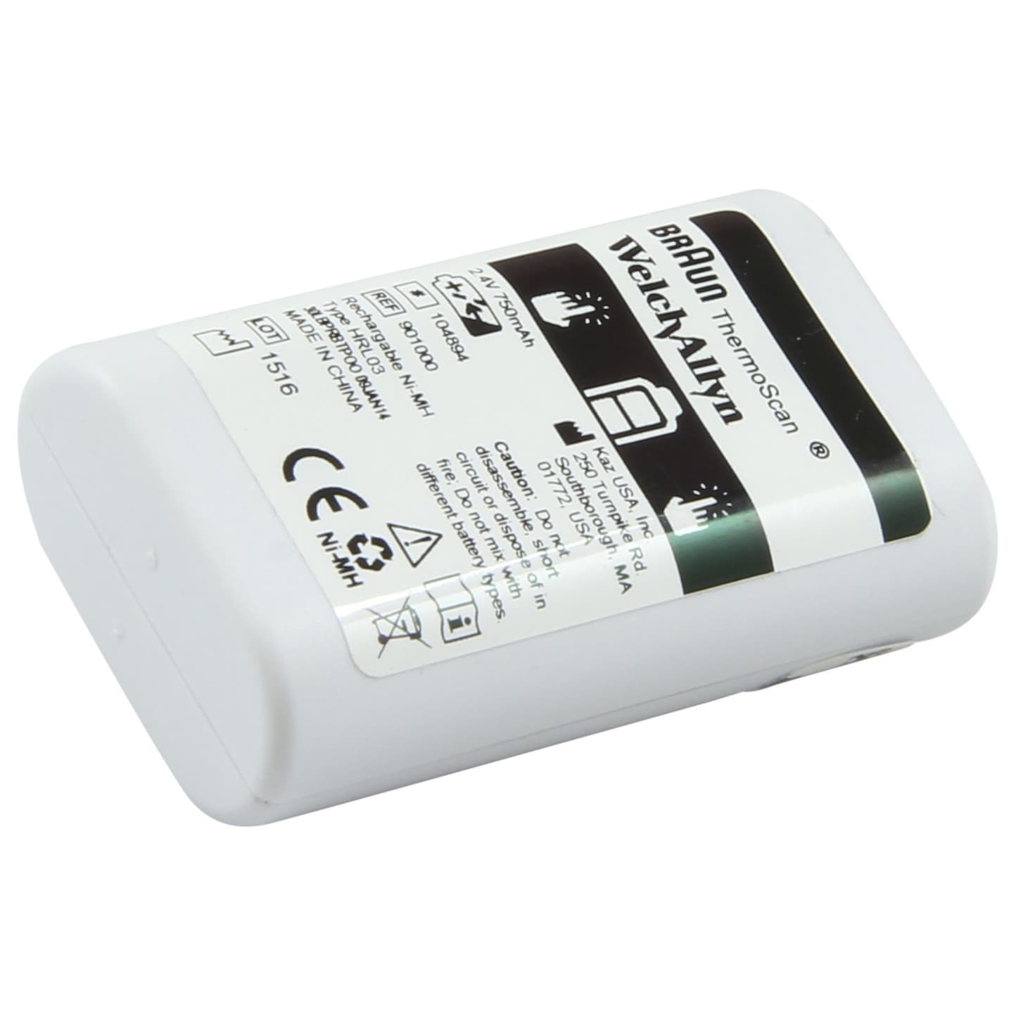 Welch Allyn Braun ThermoScan PRO 6000 Replacement Batteries - Image 1