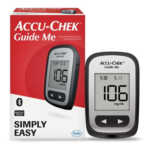 Accu-Chek Guide Me Blood Glucose Test Strips - Box of 25 - Image 1