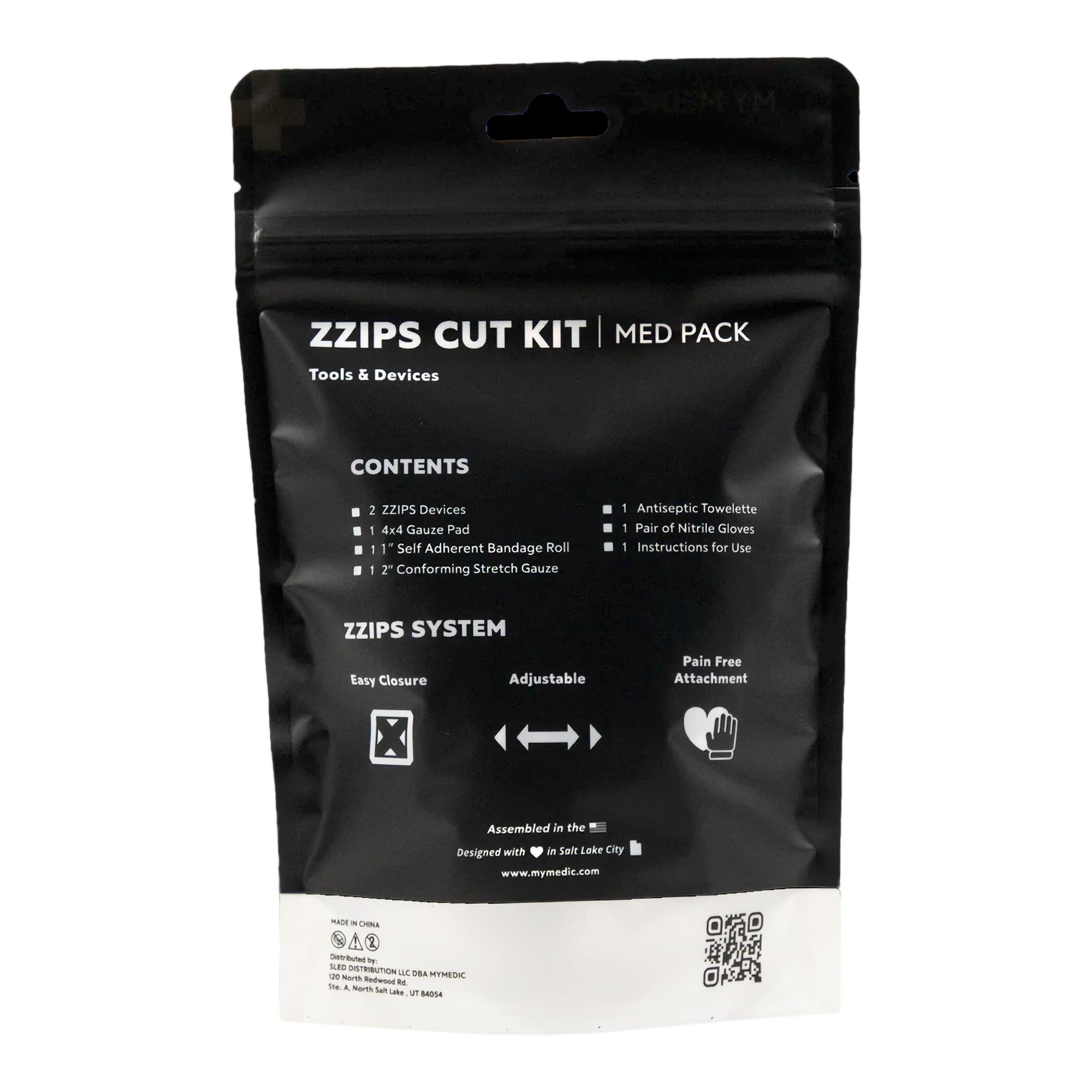 My Medic MED PACKS ZZIPS Cut Kit First Aid Kit 2.2 X 5.1 X 8 Inch - Image 3