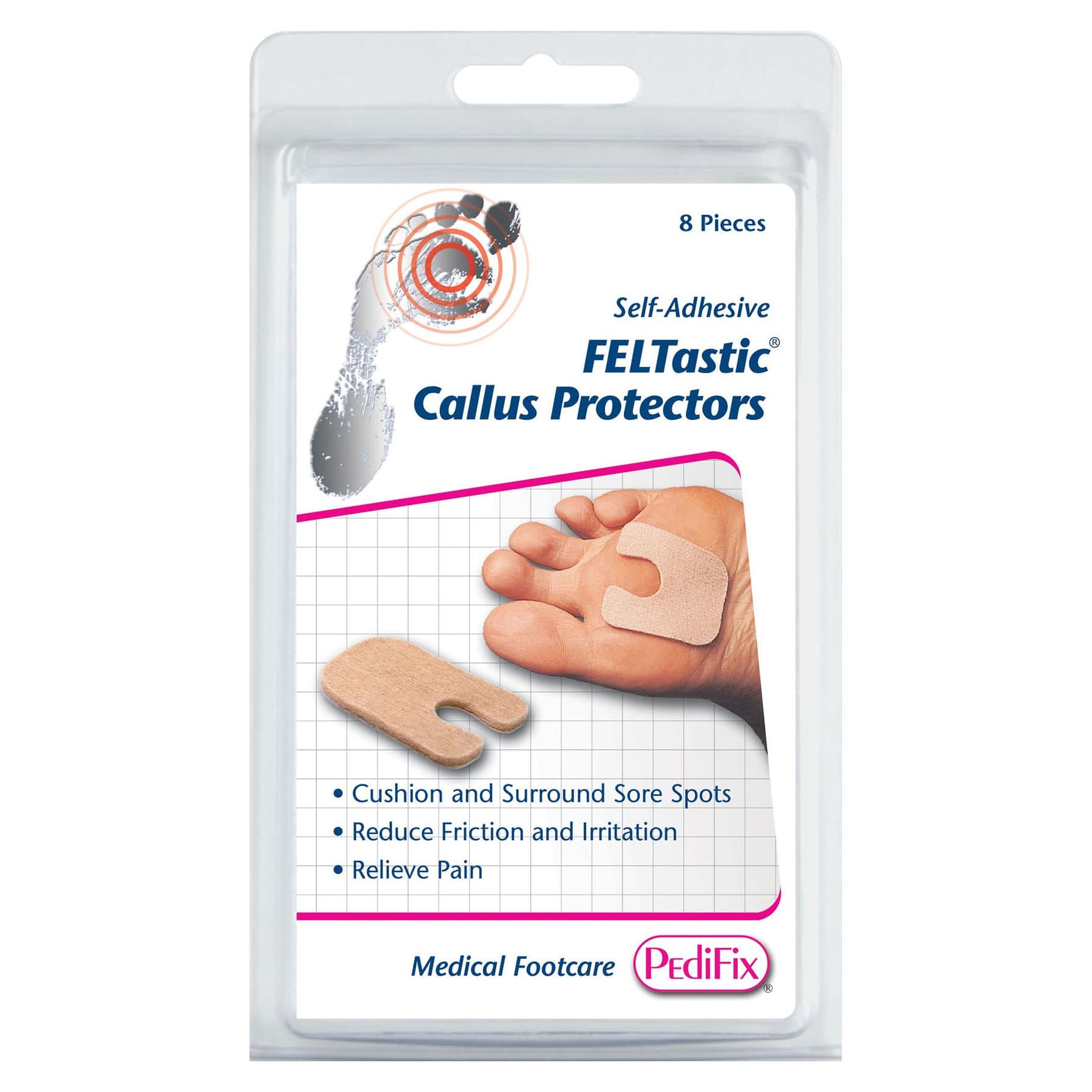 Pedifix Callus Protectors Pad, One Size Fits Most - Each