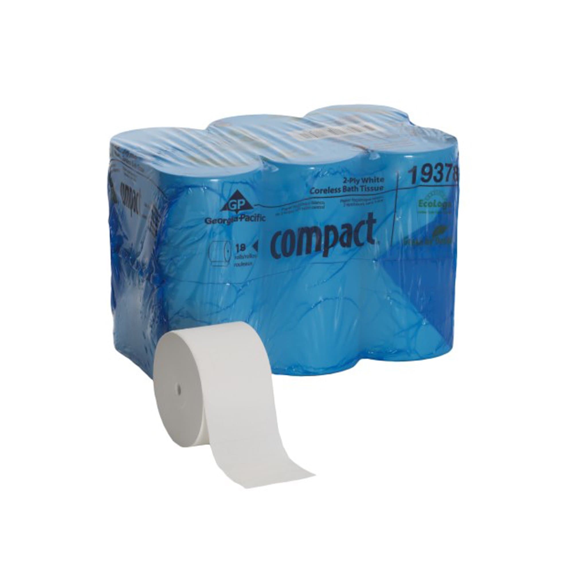 Compact 2 Ply Coreless Toilet Tissue - Case of 18 - Image 2