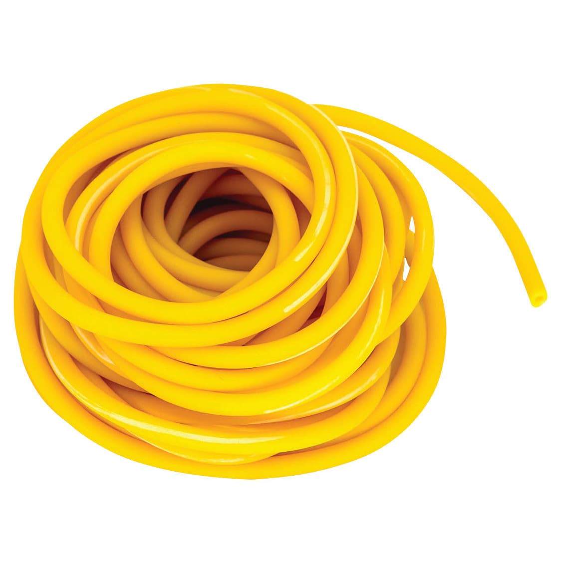 CanDo Latex Exercise Tubing, 25 Feet Roll, Yellow, Extra Light - Image 1