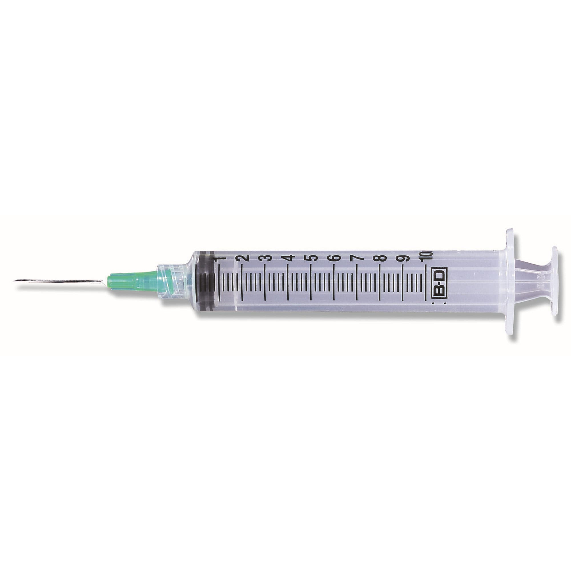 BD 10 mL Syringe-Needle Combination Luer-Lok Tip, 21 Gauge, 1 Inch - Box of 100 - Image 1