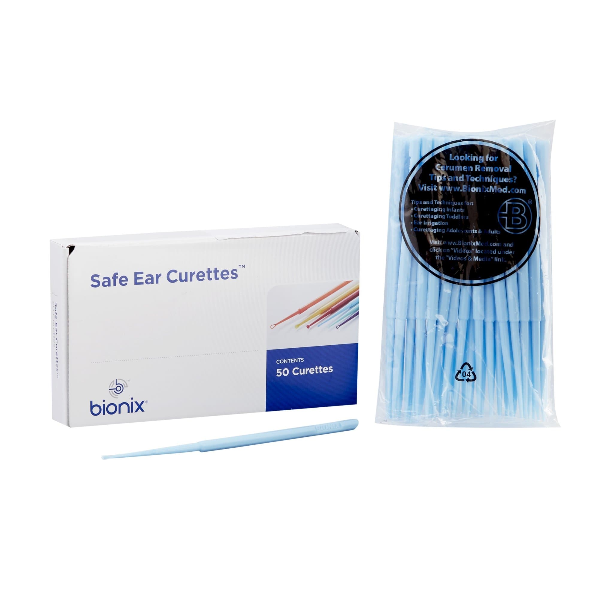 Bionix InfantScoop Ear Curette, Oval Cup Tip - Box of 50 - Image 3