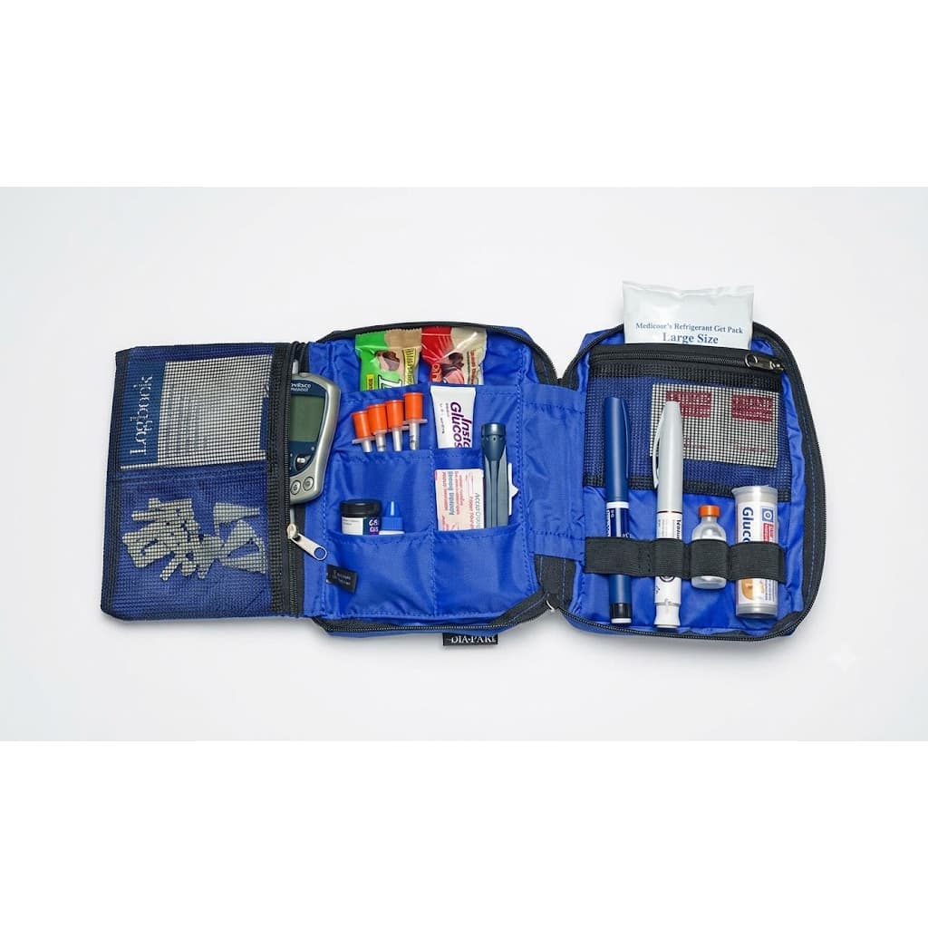 Dia-Pak Deluxe Diabetes Organizer - Black