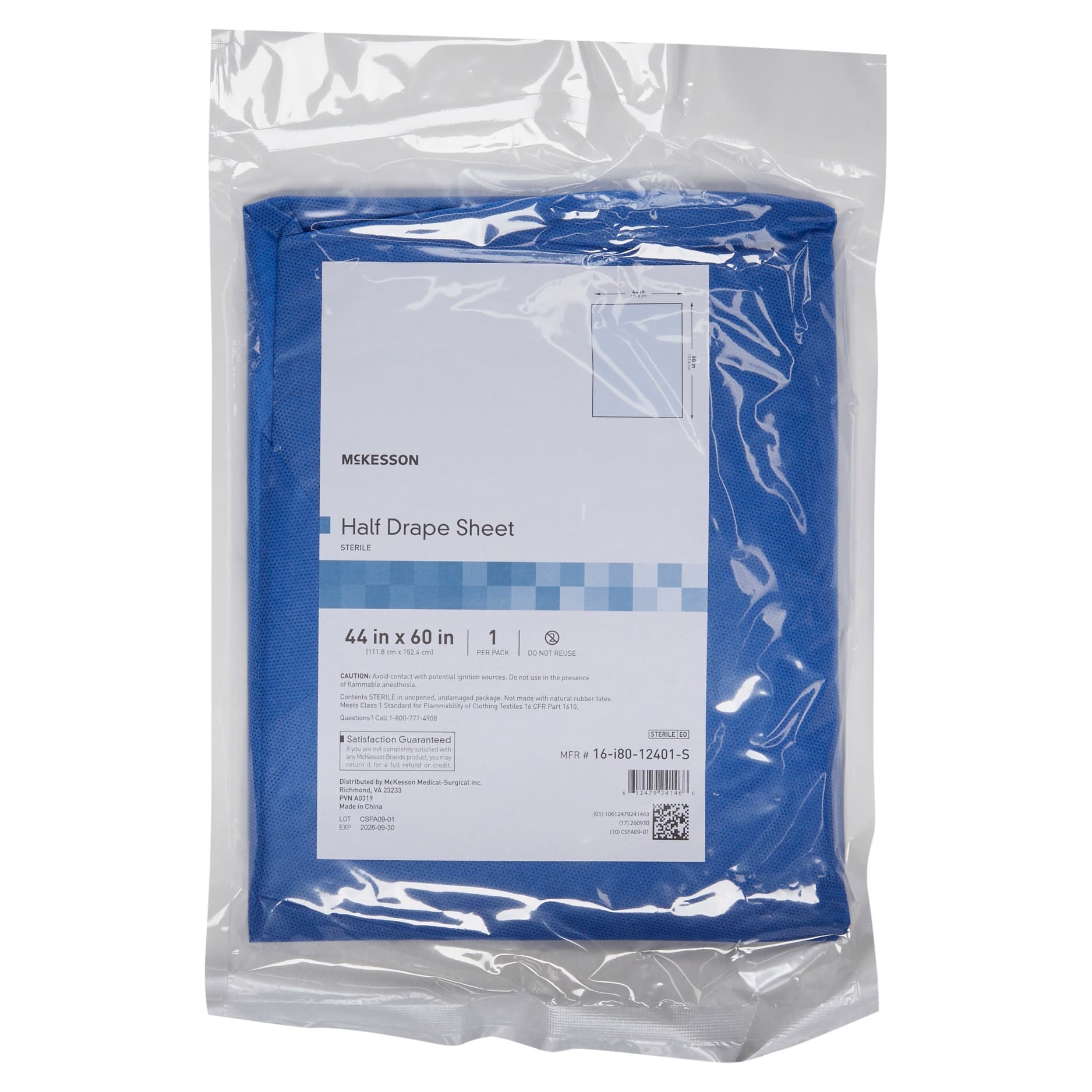 McKesson General Purpose Half Drape Sheet Without Covers - Image 2