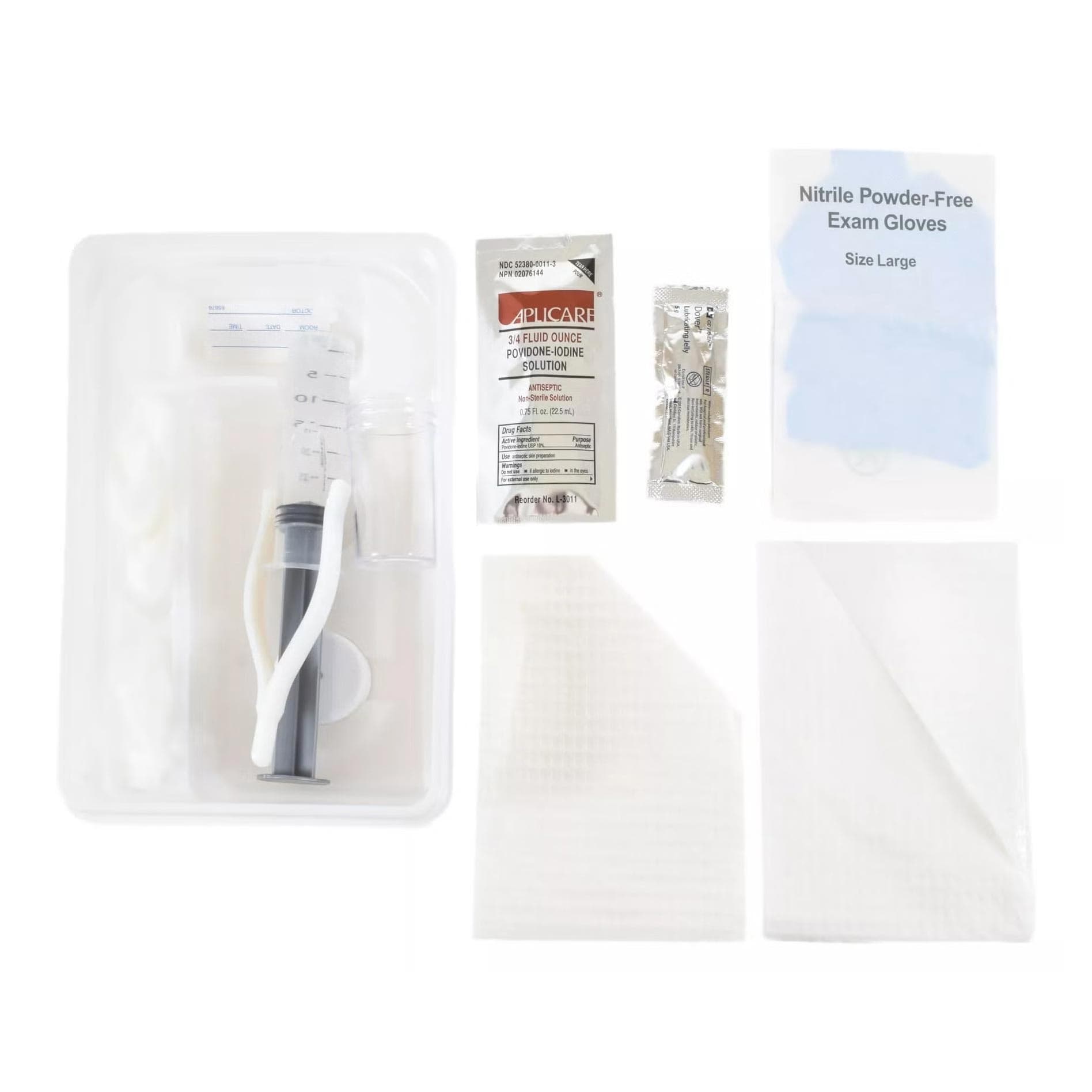 Dover Universal Catheterization Tray, PVP solution, 30cc, 1000 ml - Each - Image 1