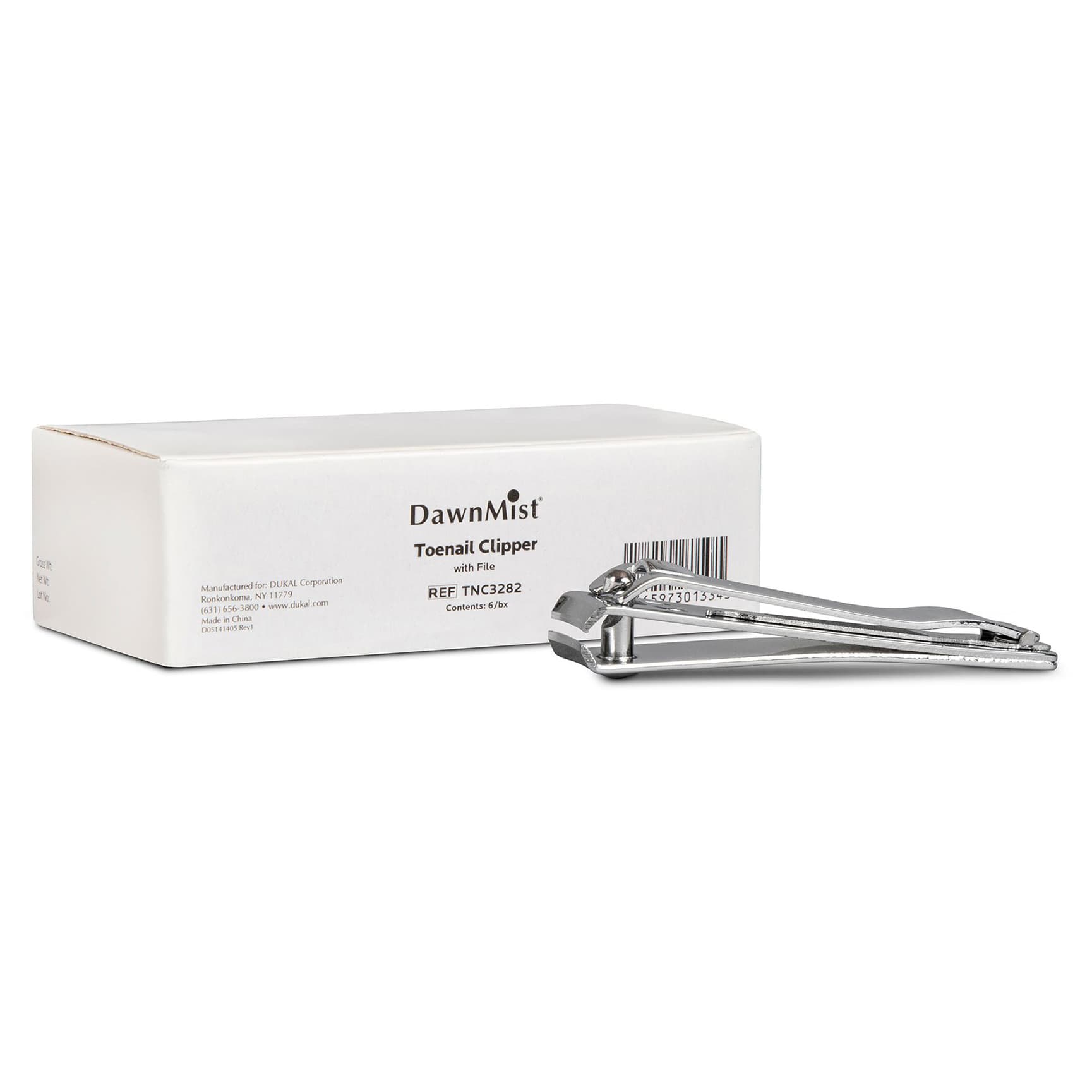 DawnMist Fingernail Clippers Thumb Squeeze Lever with file - Each - Image 1