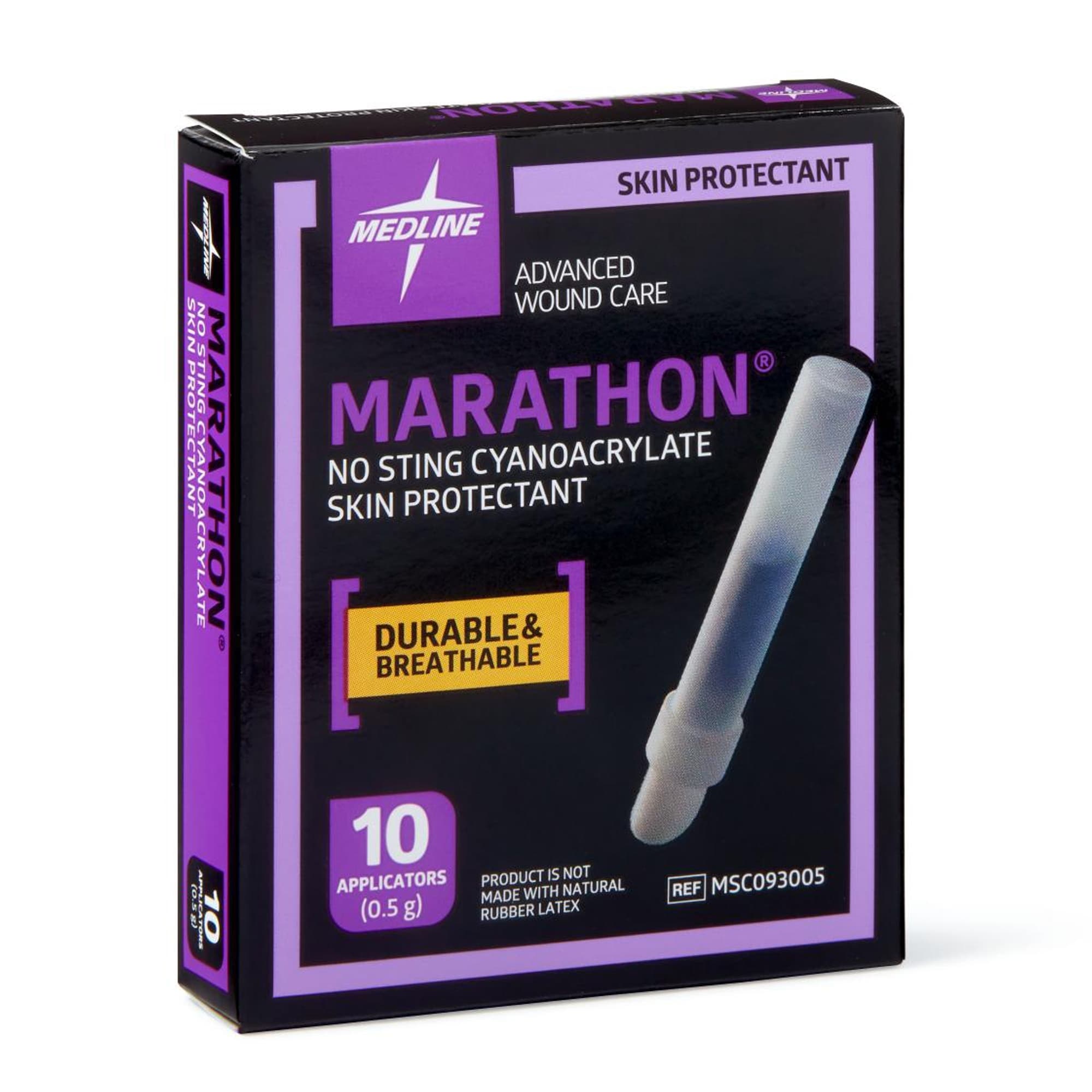 Marathon No Sting Cyandacrylate Liquid Skin Protectant, 0.5 G Vial - Box of 10 - Image 1