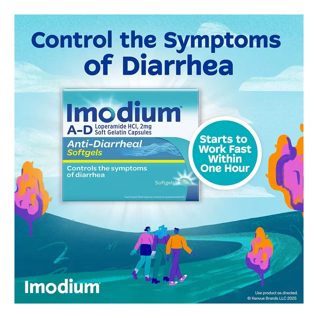 Imodium A-D Anti-Diarrheal Softgels - Pack of 24 - Image 3