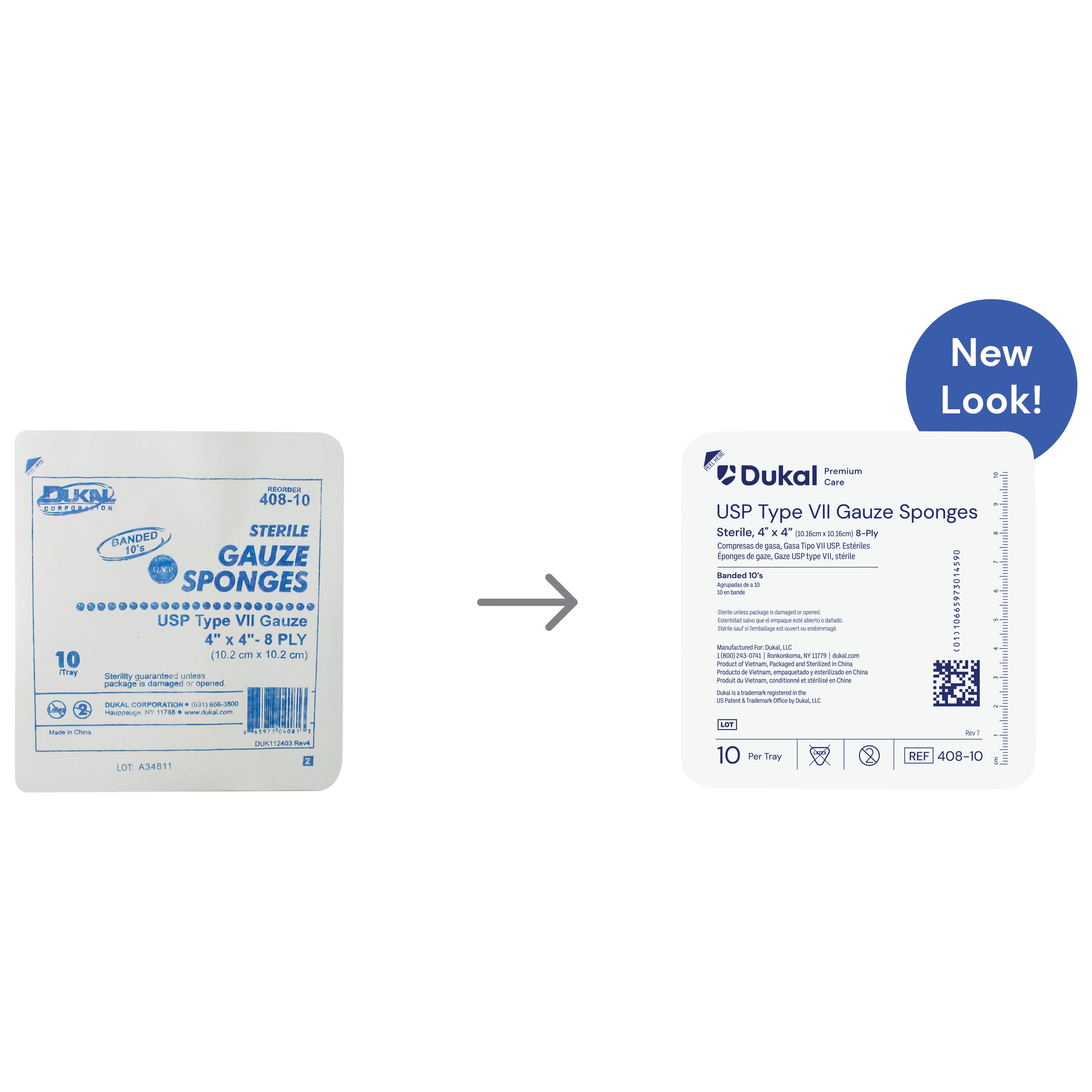 Dukal Cotton USP Type VII Gauze Sponge, Sterile - Image 3