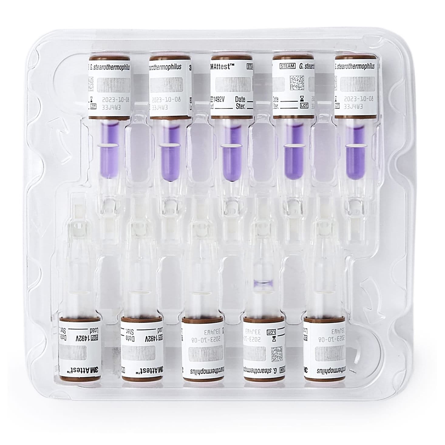 Attest Super Rapid Readout Sterilization Biological Indicator Vial, Class 1 - Image 3