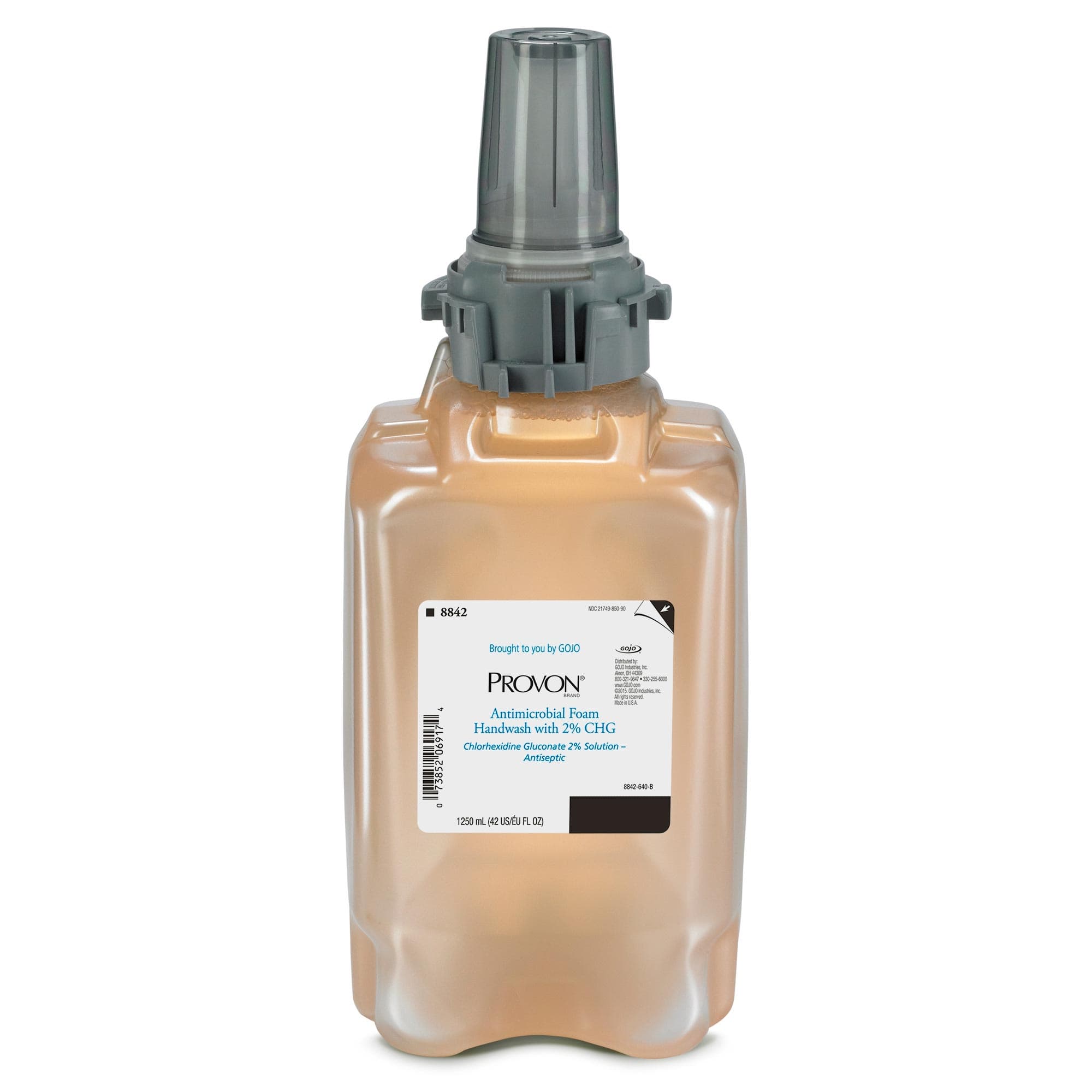 PROVON Antimicrobial Soap Clear For ADX-12 Dispenser, Unscented, 1,250 ml - Case of 3 - Image 1