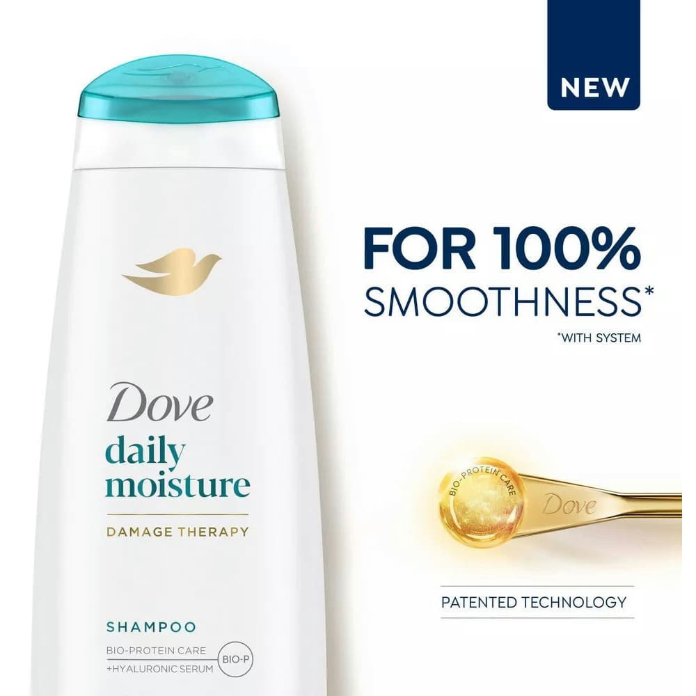 Dove Daily Moisture Damage Therapy Shampoo, Scented, 12 oz - Each - Image 5