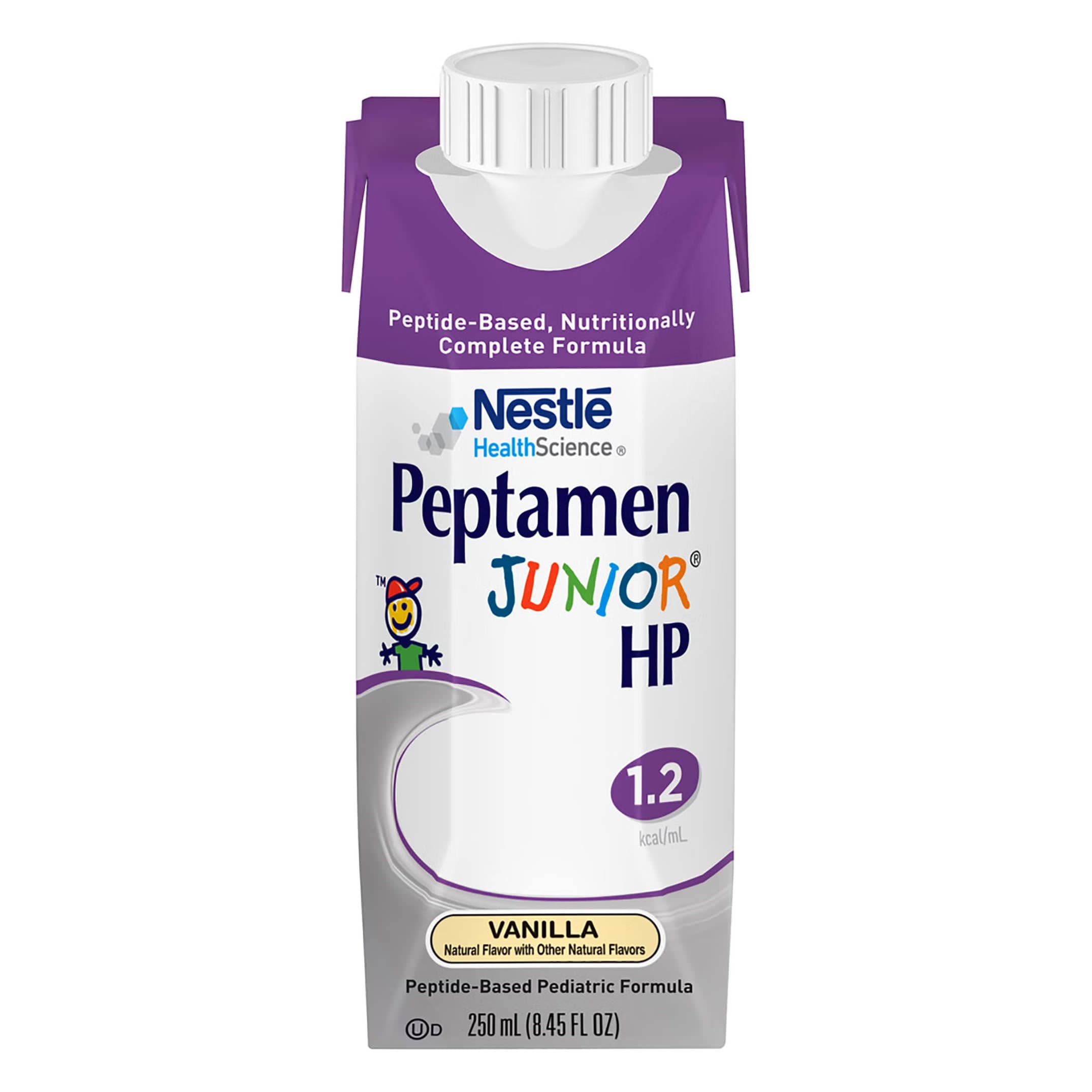 Peptamen Junior HP Peptide-Based Pediatric Formula, Vanilla, 8.45 oz - Case of 24 - Image 1