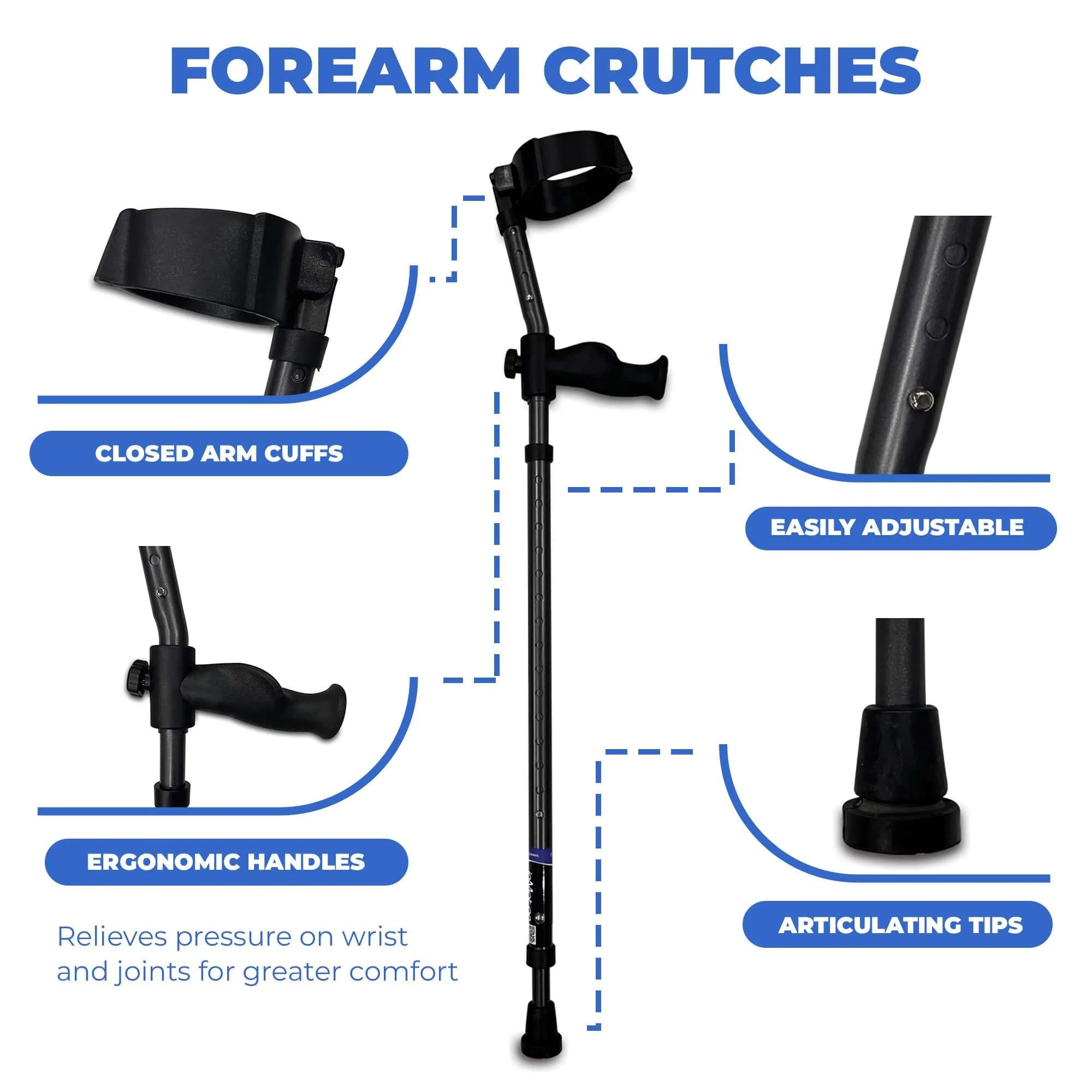 Millennial Medical In-Motion Pro Forearm Crutch - Image 3