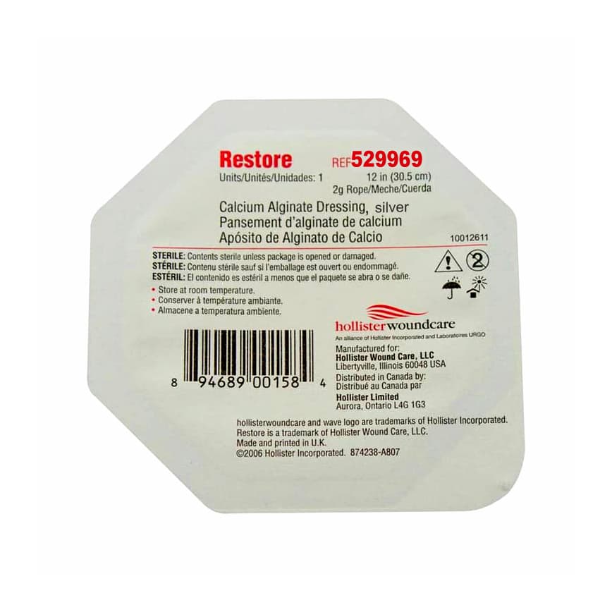 Restore Calcium Alginate Dressing with Silver - Image 2