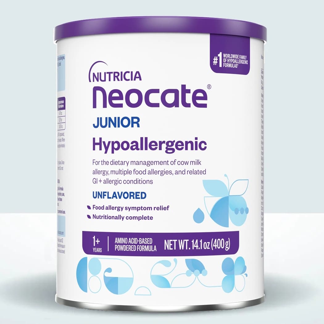 Neocate Junior Hypoallergenic Formula Without Prebiotics, Unflavored, 14.1 oz - Each - Image 1