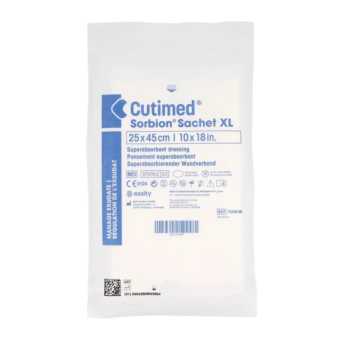 Cutimed Sorbion Sachet XL Sterile Dressing - Image 2