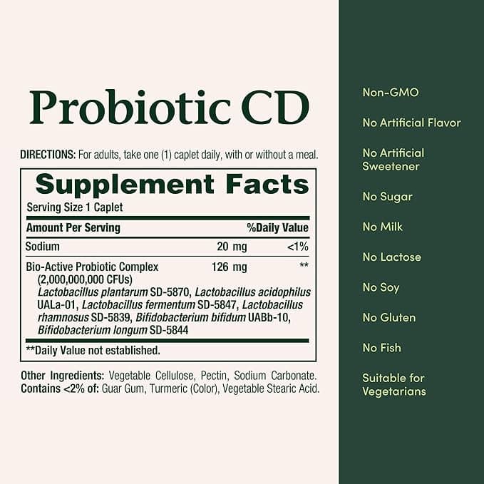 Nature's Bounty Bounty Probiotic 10, Ultra Strength Capsules, 30 Count - Each - Image 2