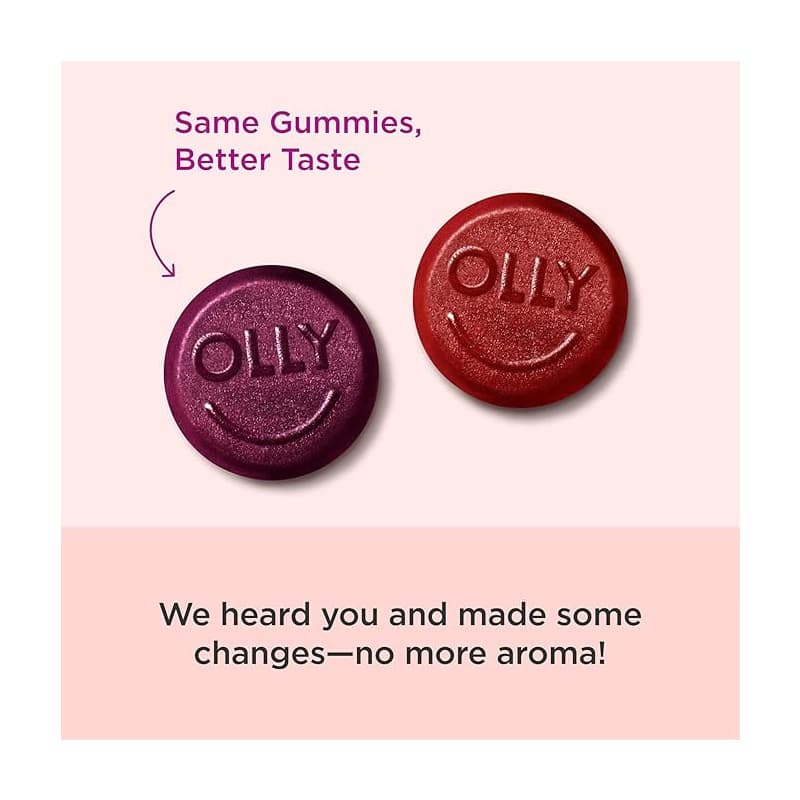 OLLY Men's Multivitamin Gummy, Blackberry Blitz - Bottle of 90 - Image 2