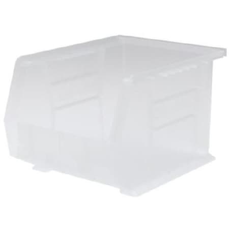 Akrobins 50 lbs Storage Bin, Clear, 10-3/4" L x 8-1/4" W x 7" H - Each - Image 1