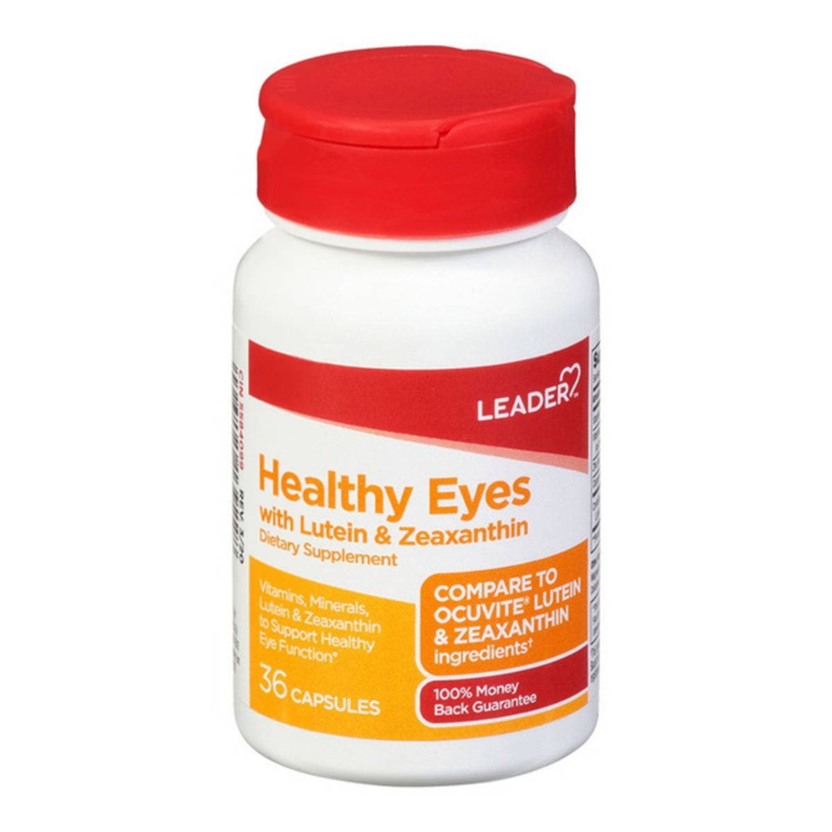 Leader Lutein & Zeaxanthin Healthy Eyes Capsules - Bottle of 36 - Image 1