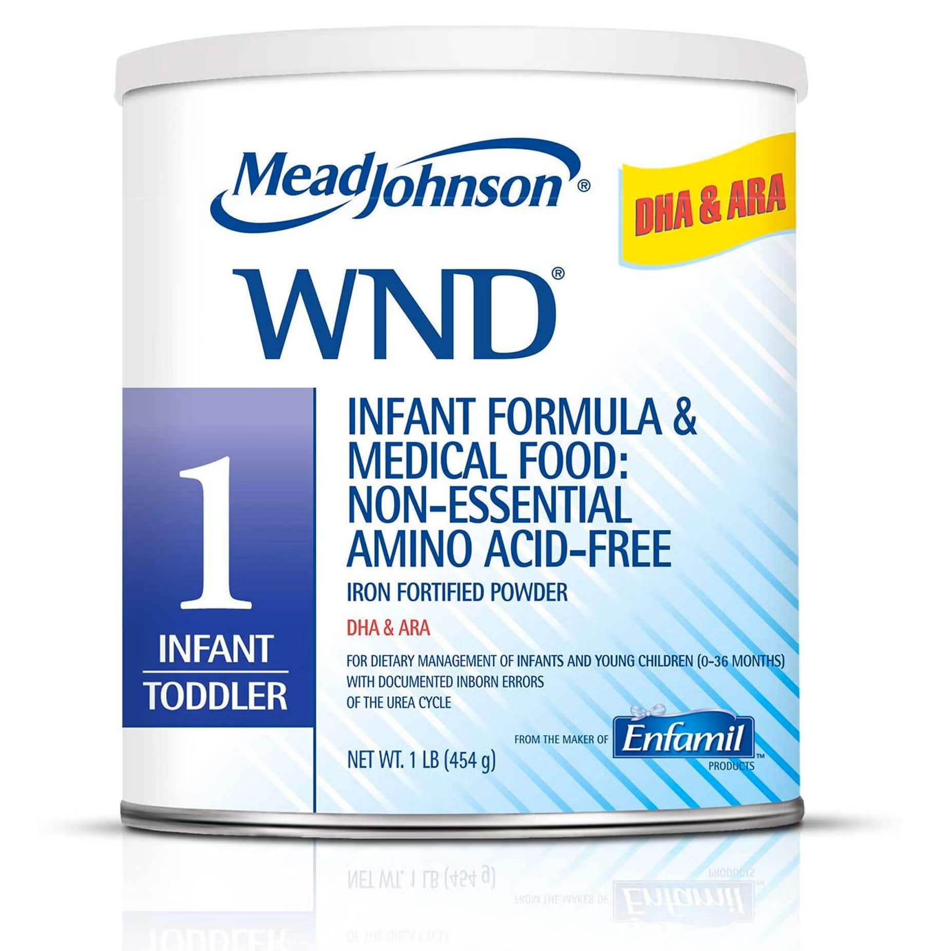 Mead Johnson WND 1 Non-Essential Amino Acid-Free Formula for Infant-Toddler, 16 oz - Case of 6 - Image 1